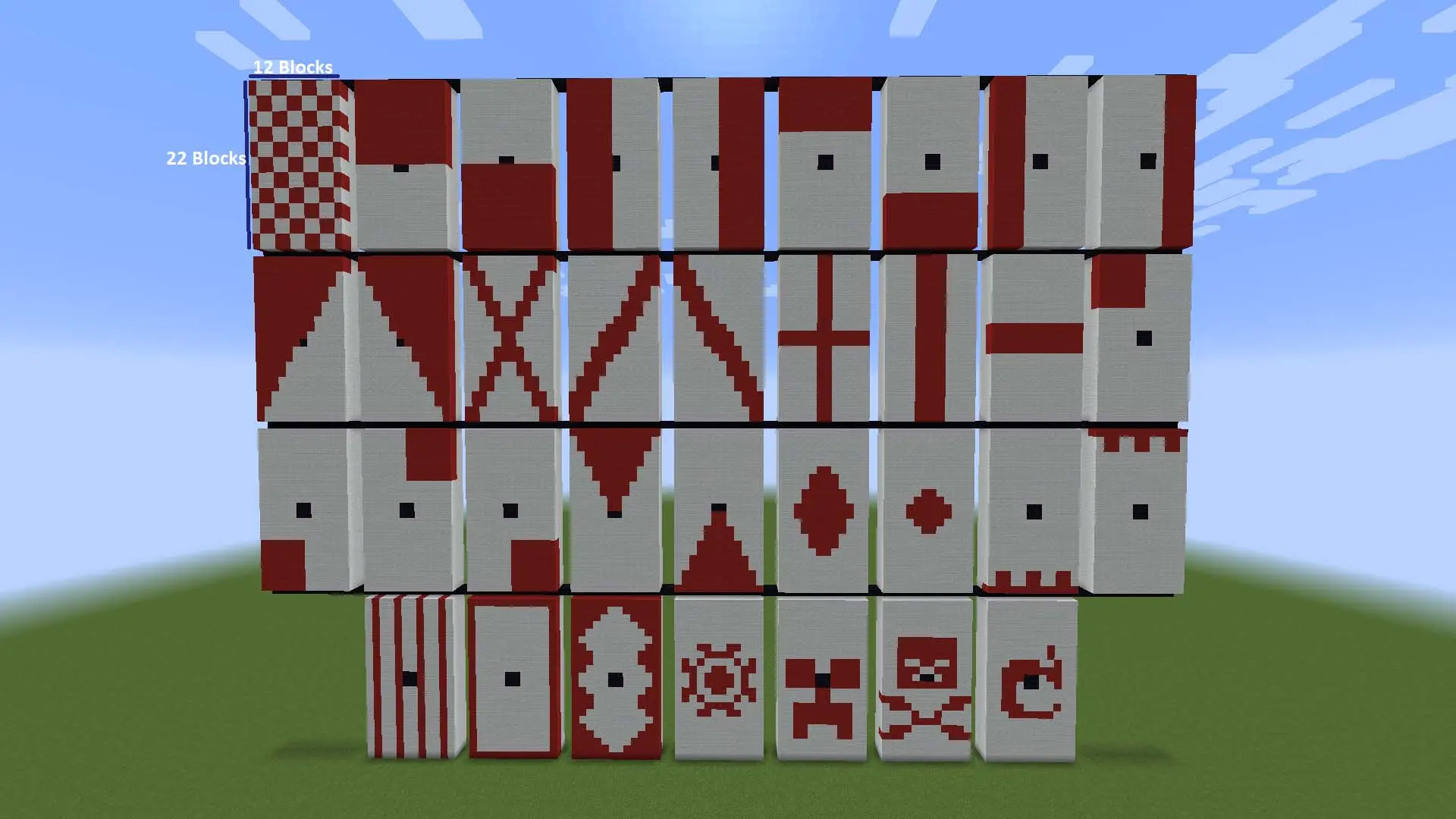 Minecraft. Как сделать флаг: крафт, окрашивание, узоры - изображение