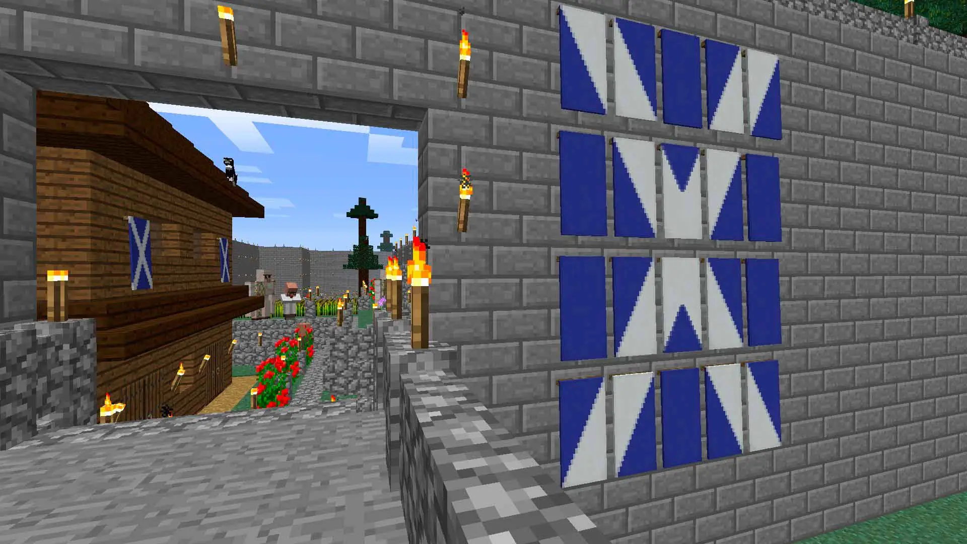 Minecraft. Как сделать флаг: крафт, окрашивание, узоры - изображение