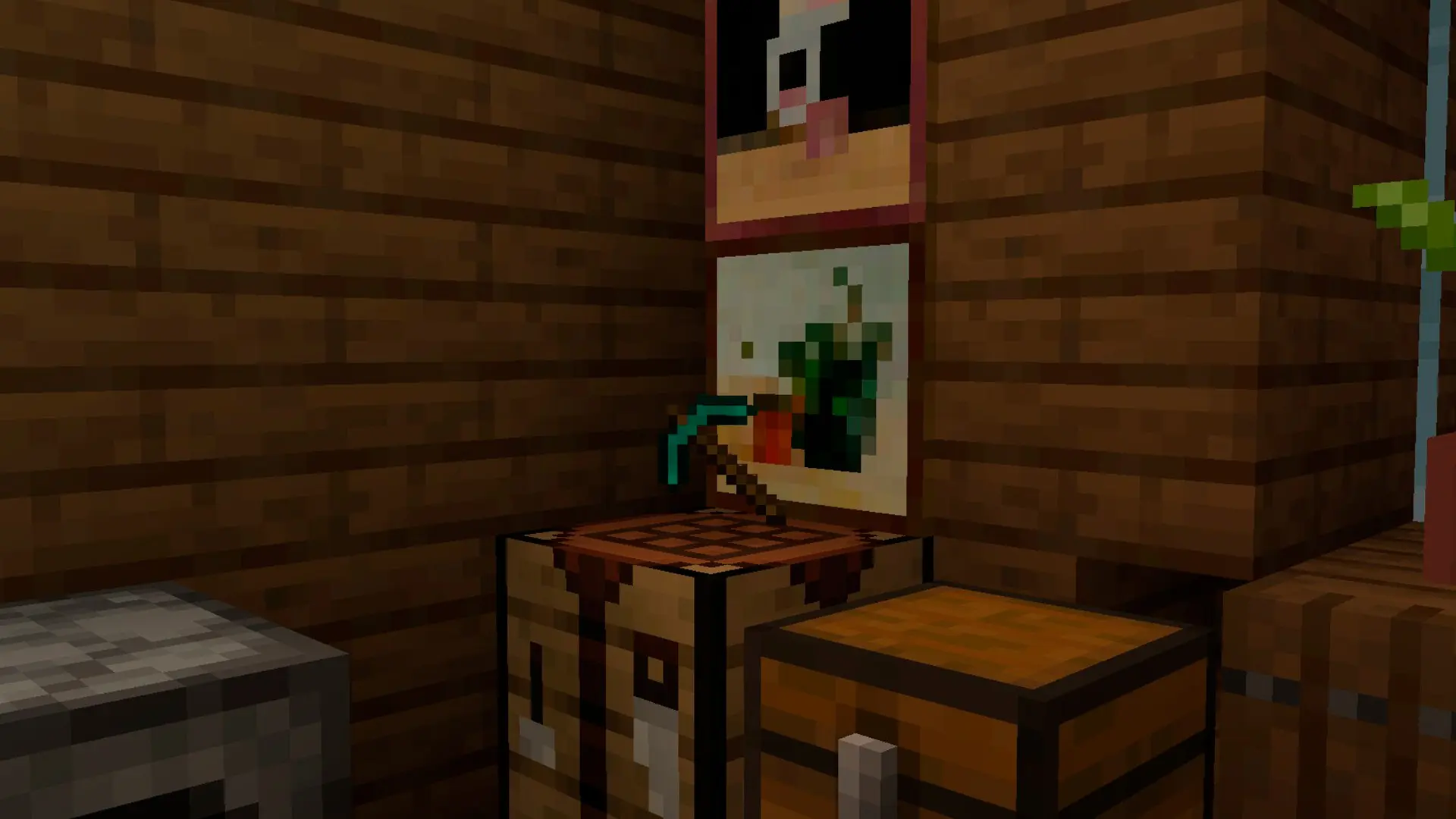 Minecraft. Как сделать кирку: все рецепты, зачарование и моды - изображение