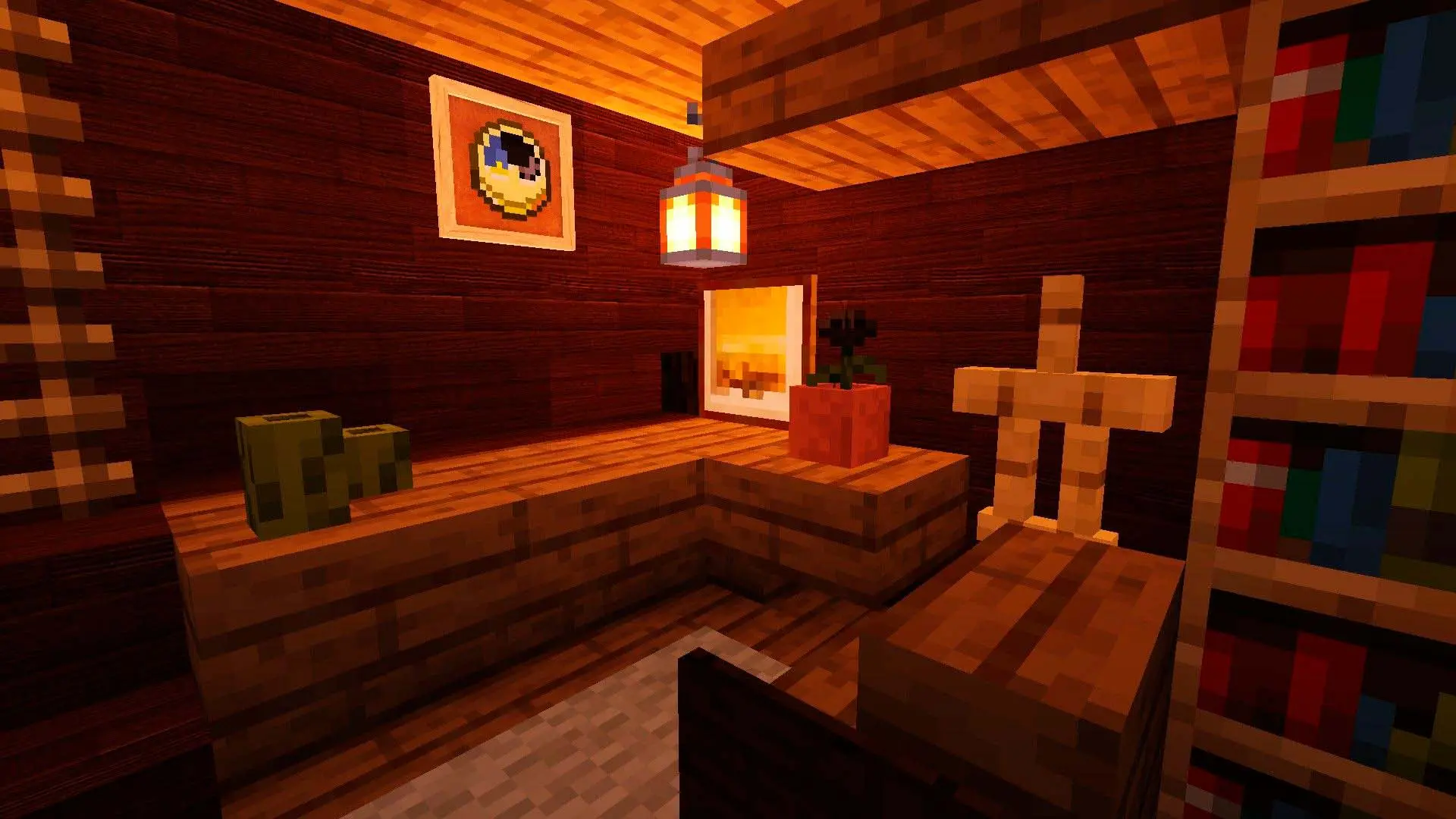 Minecraft. Как сделать горшок: крафт и дизайн интерьера - изображение