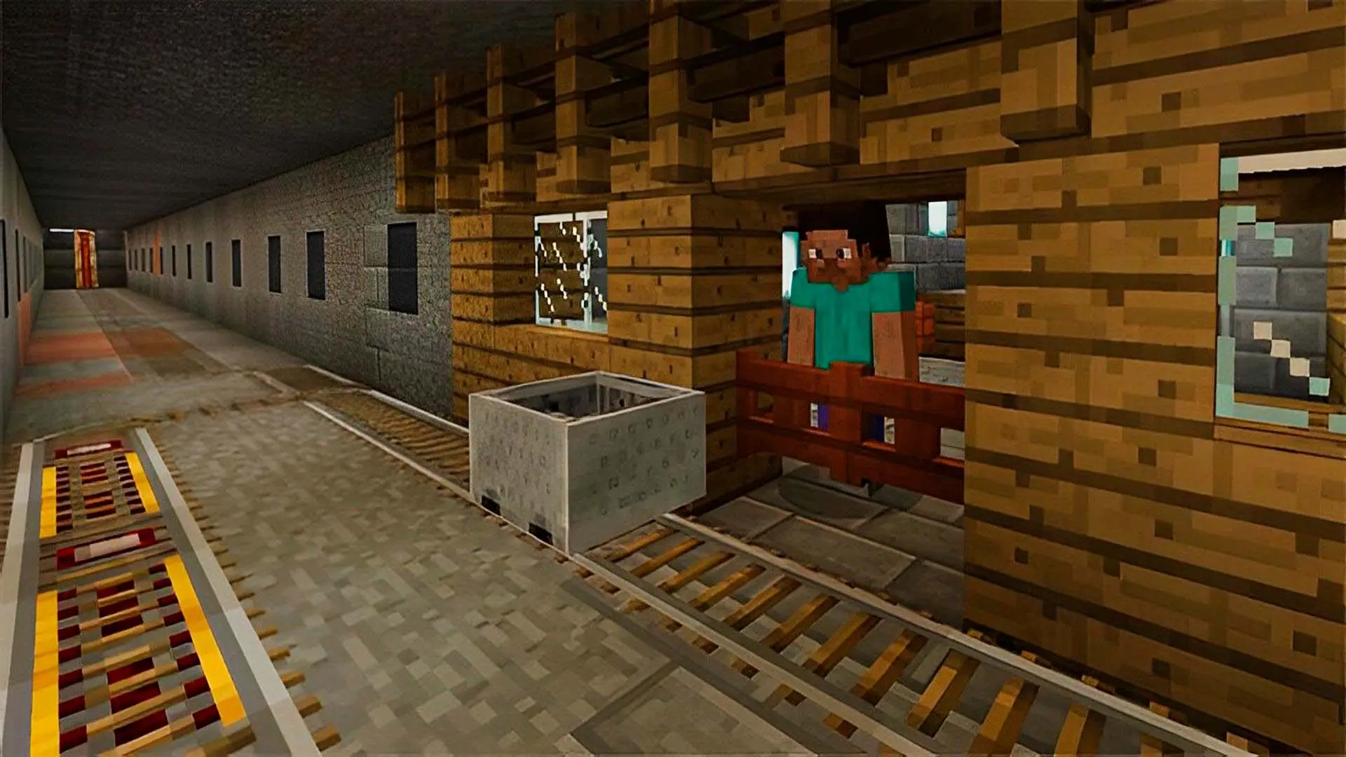 Minecraft. Как сделать рельсы: крафт, использование, отличия - изображение