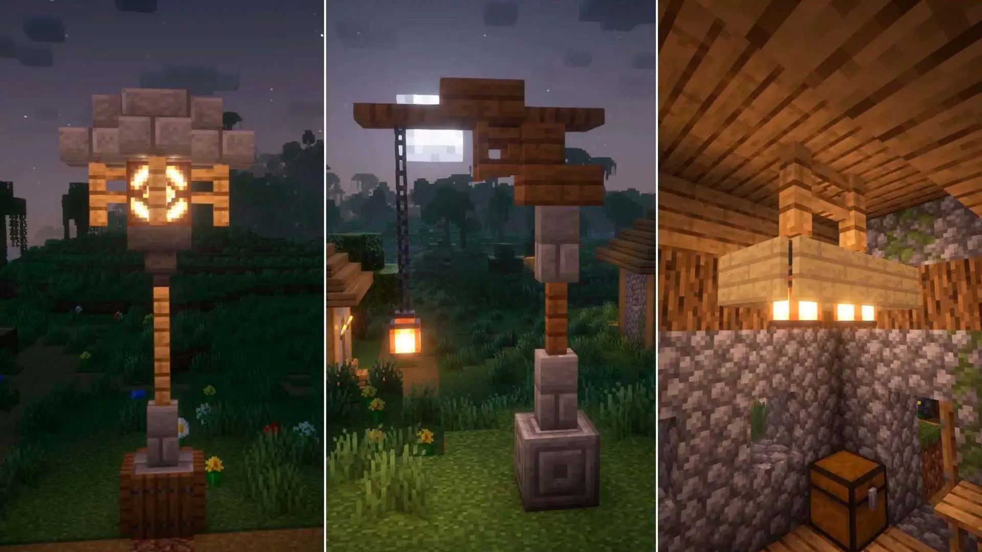 Minecraft. Как сделать фонарь: крафт, установка, использование - изображение