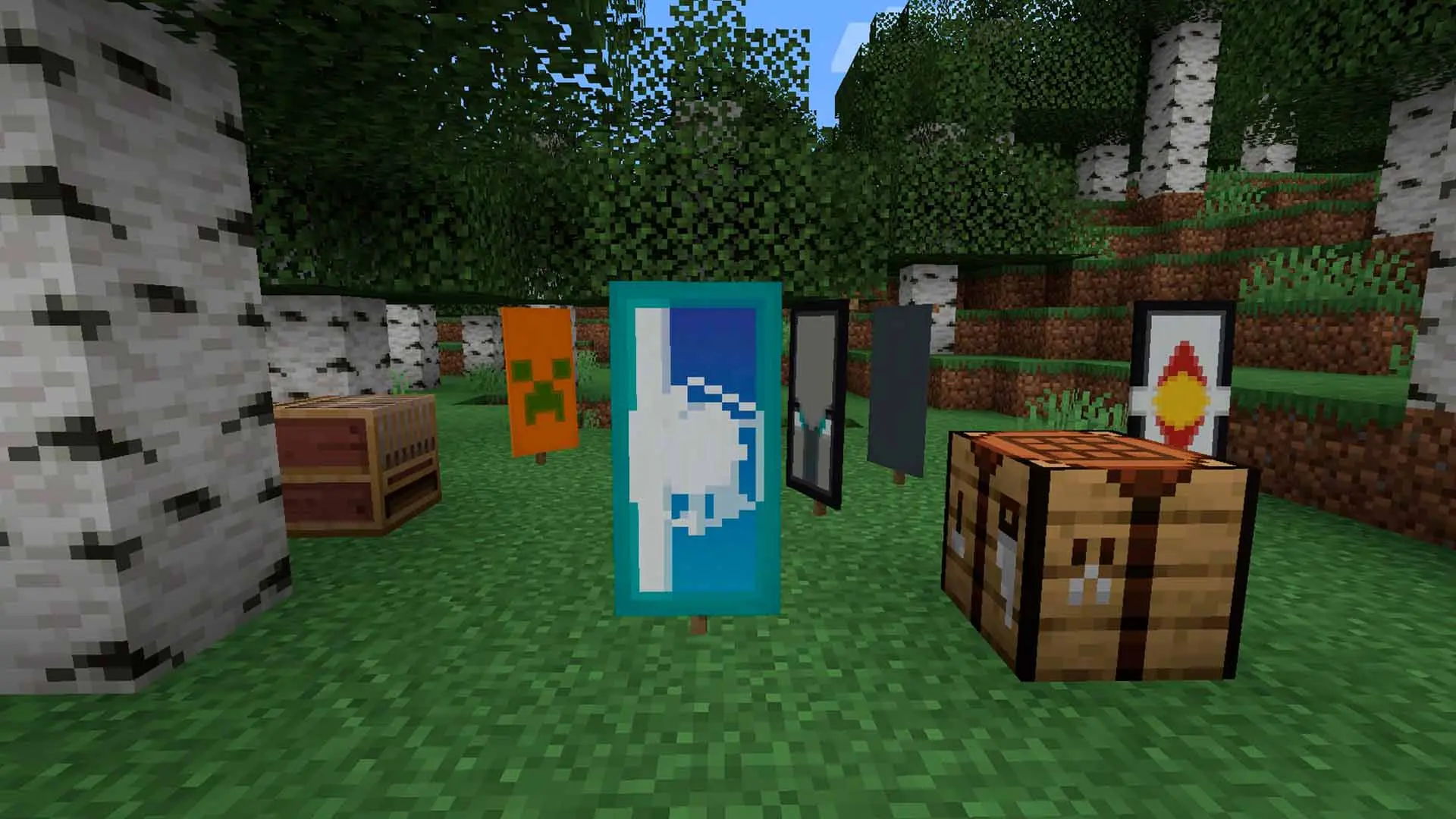 Minecraft. Как сделать флаг: крафт, окрашивание, узоры - изображение