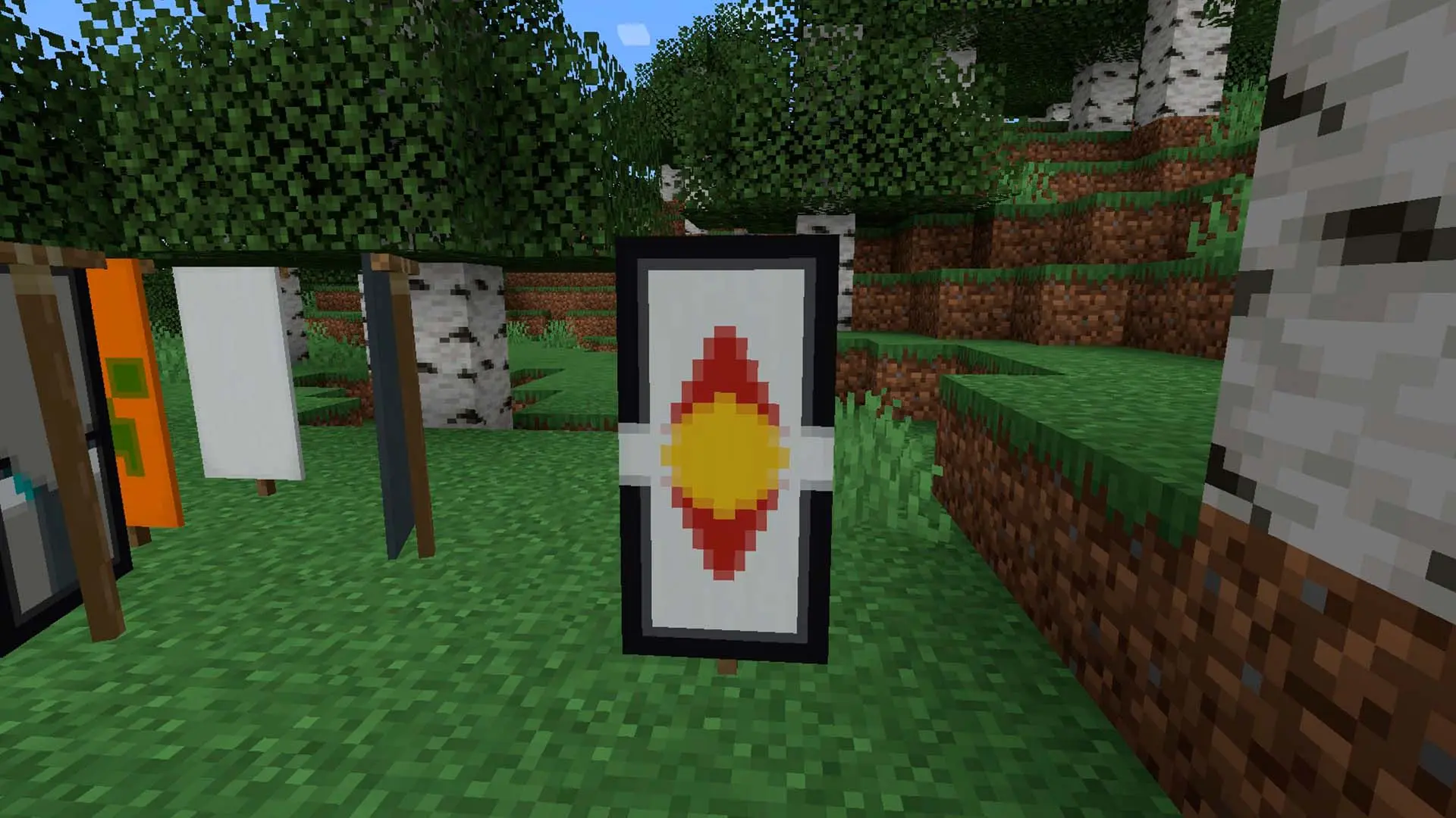 Minecraft. Как сделать флаг: крафт, окрашивание, узоры - изображение