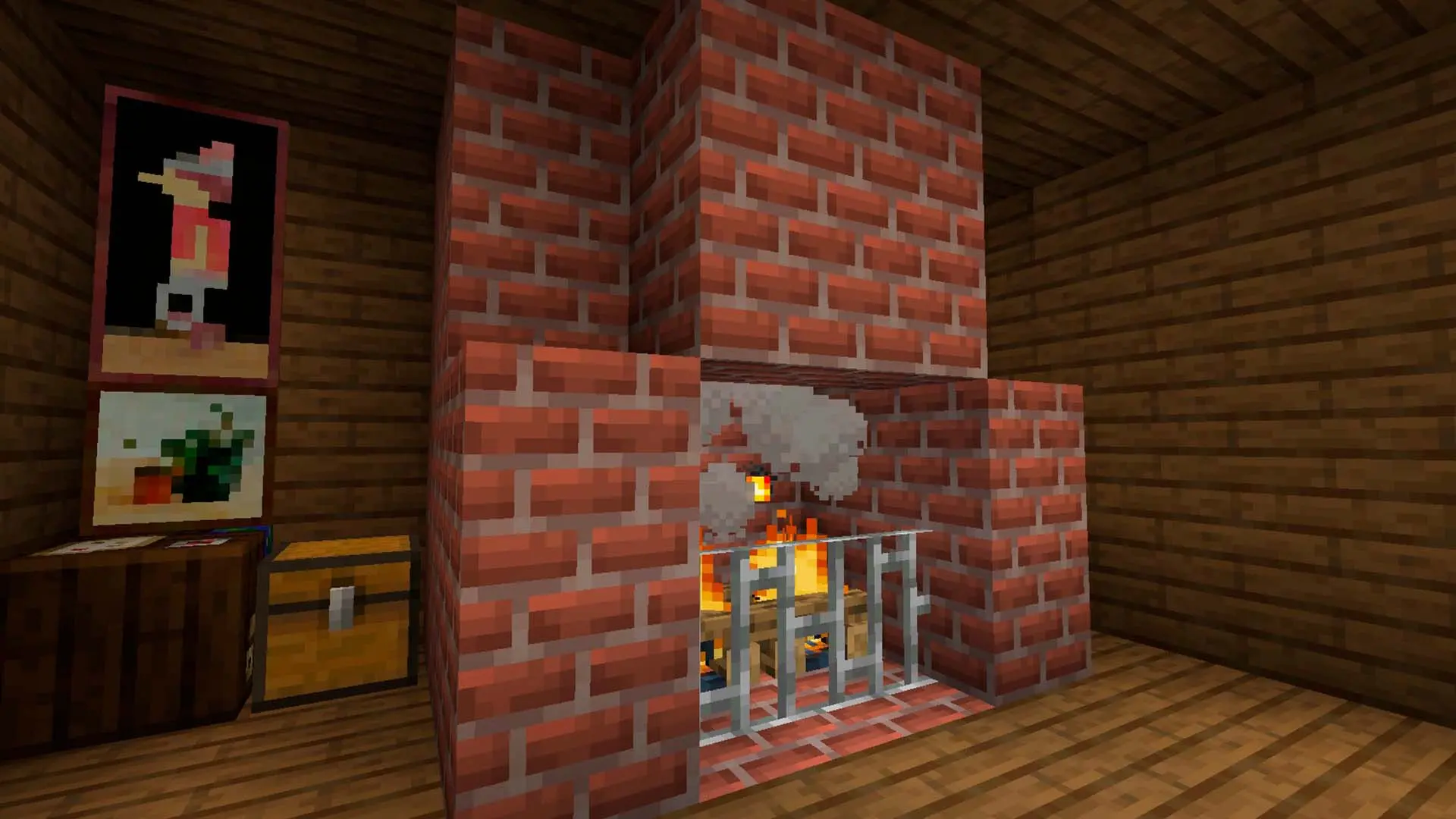 Minecraft. Как сделать костёр: крафт, приготовление еды, лайфхаки - изображение