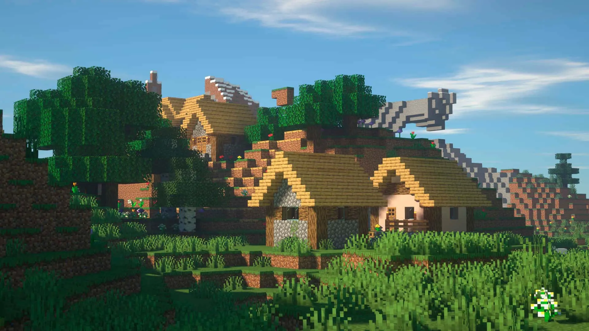 Minecraft. Как найти деревню: способы, команды и быстрый поиск - изображение
