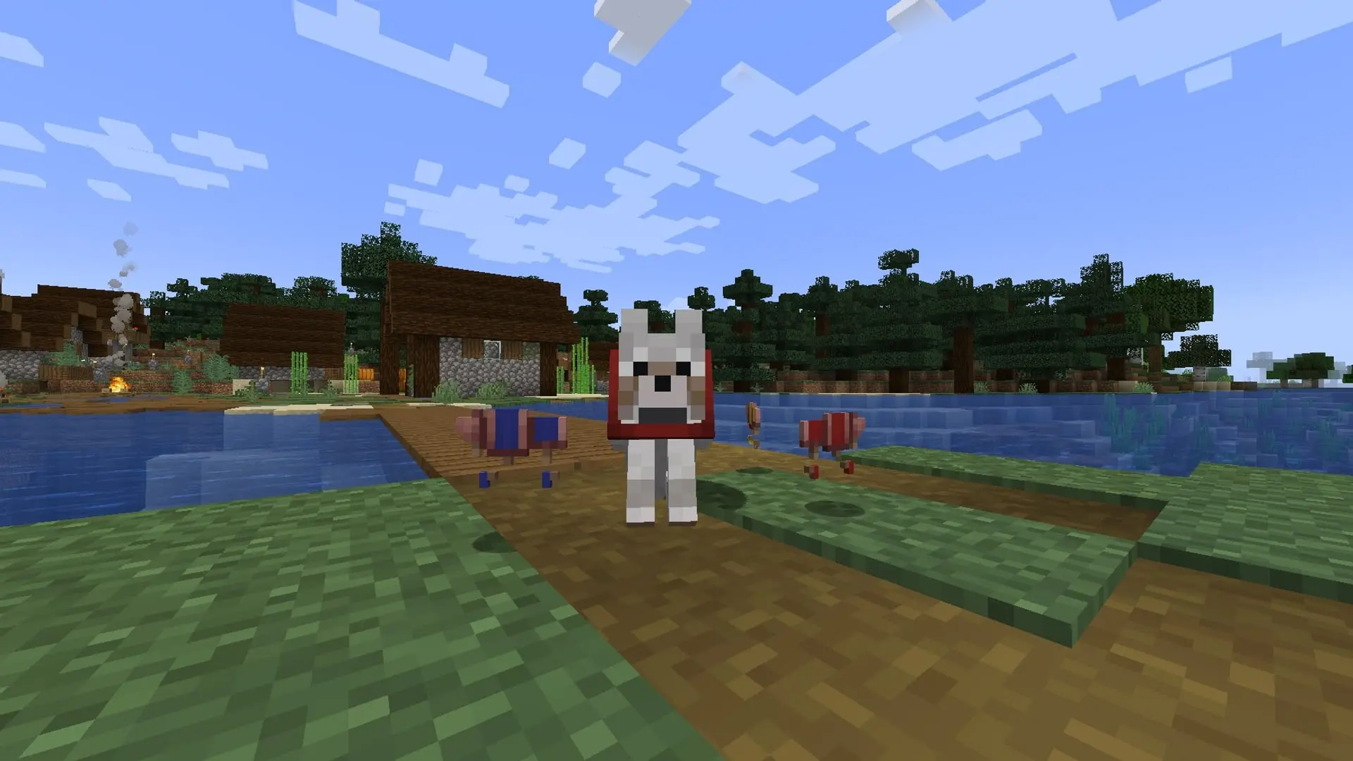 Minecraft. Броня для собак: как одеть волка и не потерять через минуту - изображение