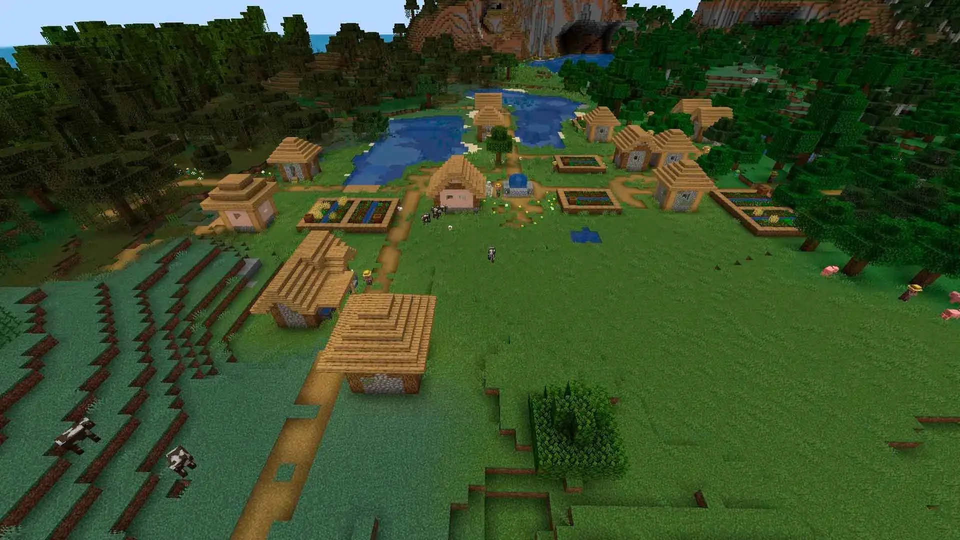Minecraft. Как найти деревню с помощью сида: ключи генерации и координаты - изображение