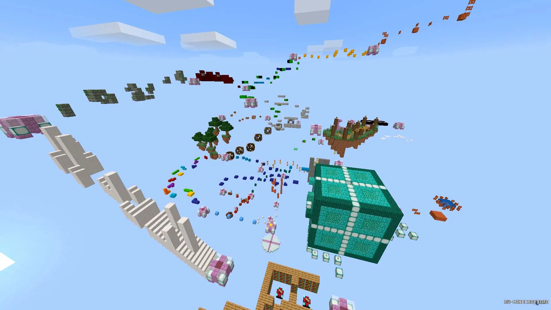 Minecraft. Лучшие паркур-карты: сложные испытания на скорость и реакцию - изображение