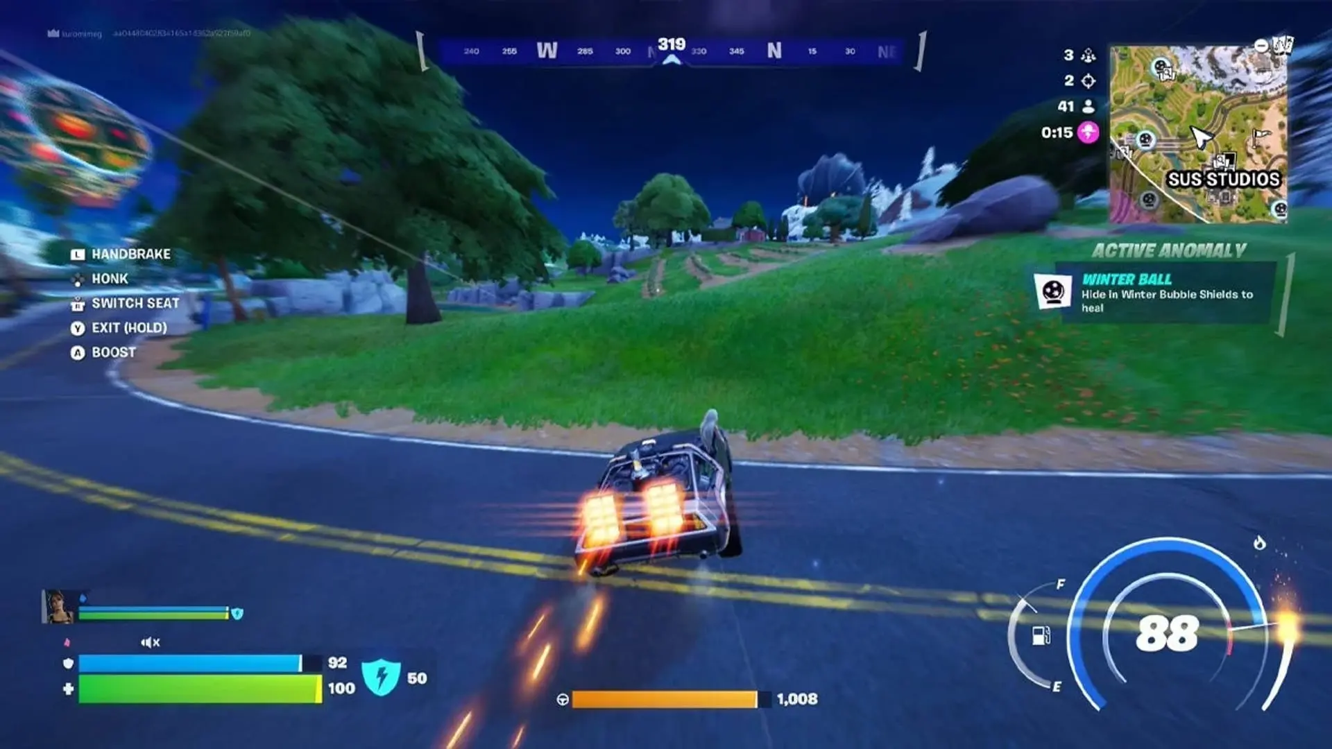 Fortnite. Где найти DeLorean - изображение