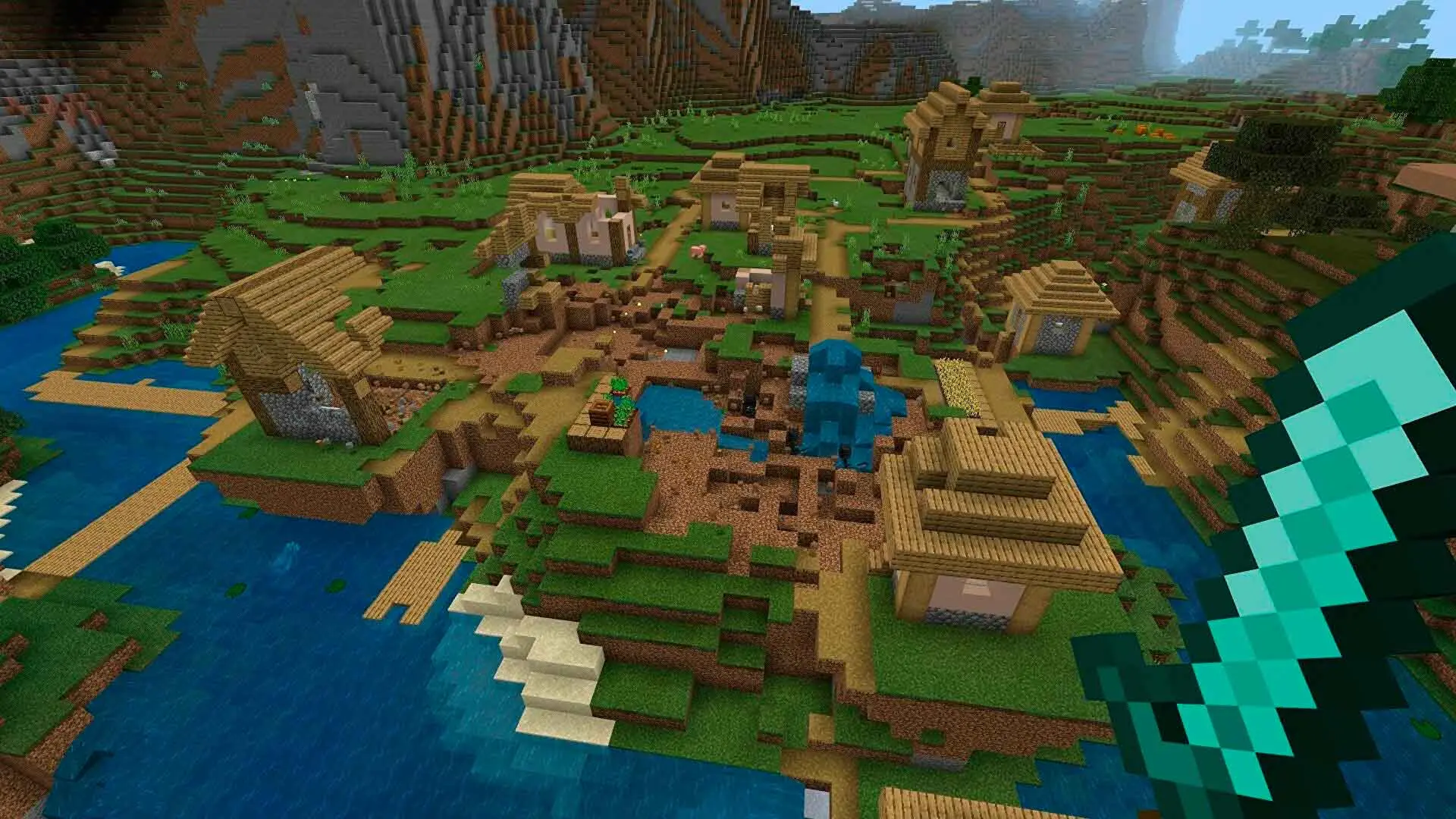 Minecraft. Как найти деревню с помощью сида: ключи генерации и координаты - изображение