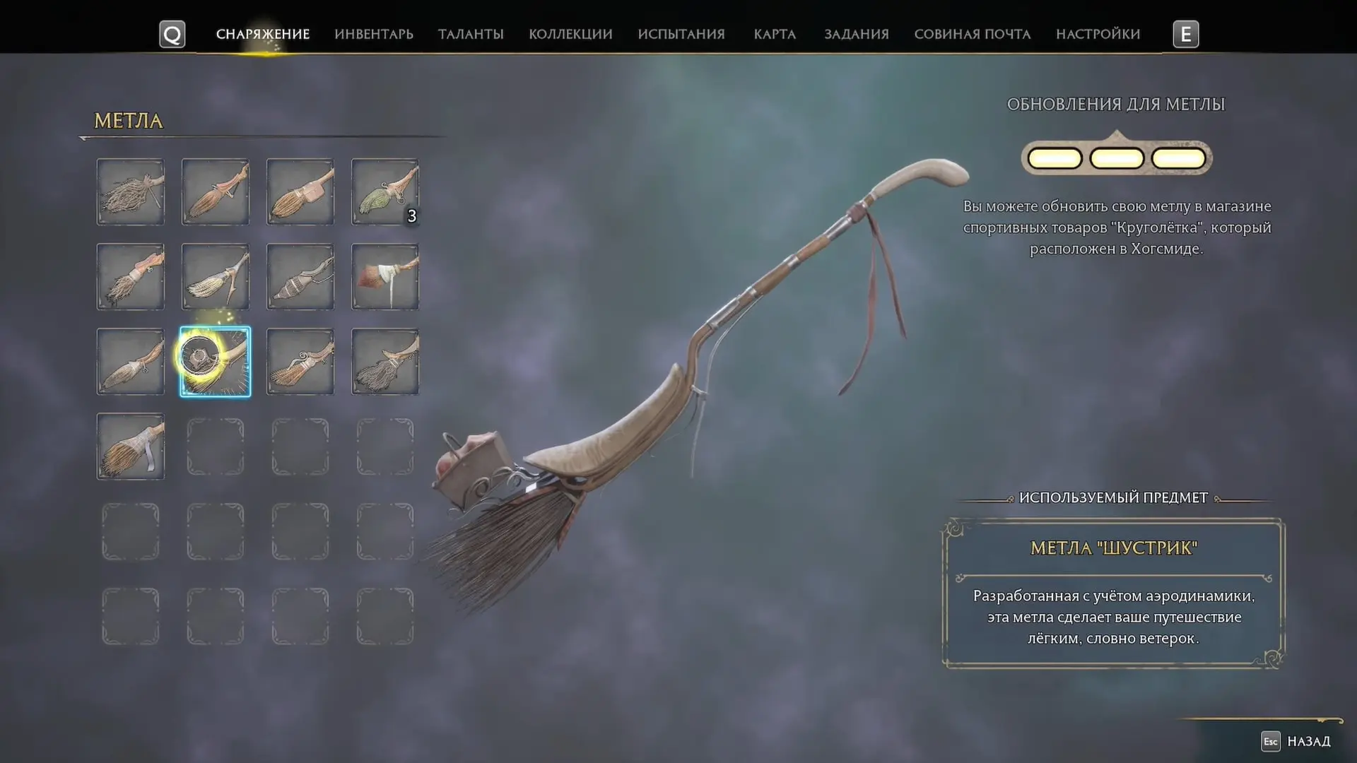 Hogwarts Legacy. Все мётлы - изображение