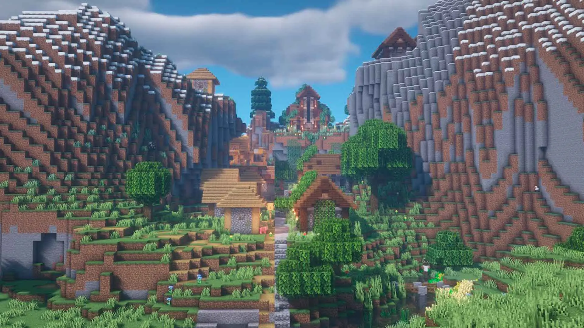 Minecraft. Как найти деревню с помощью сида: ключи генерации и координаты - изображение