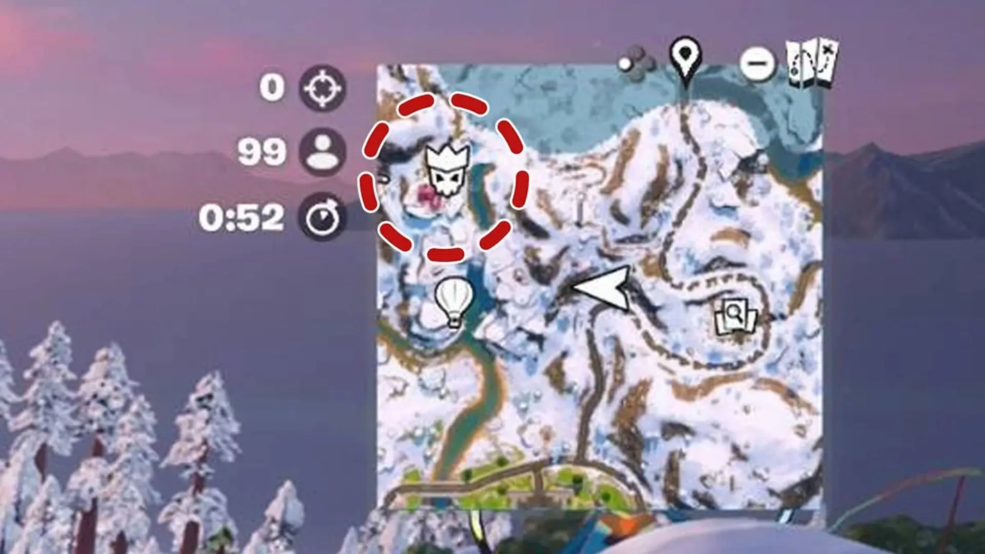 Fortnite. Где найти Праздничного скелета на Зимнем фестивале - изображение