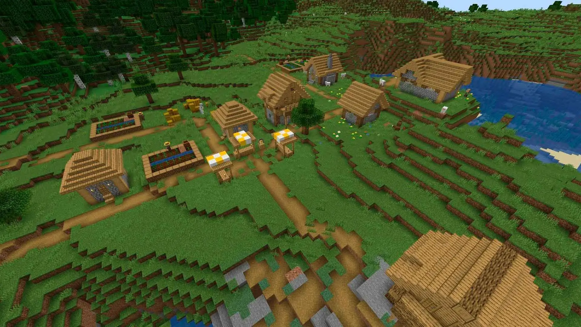 Minecraft. Как найти деревню с помощью сида: ключи генерации и координаты - изображение