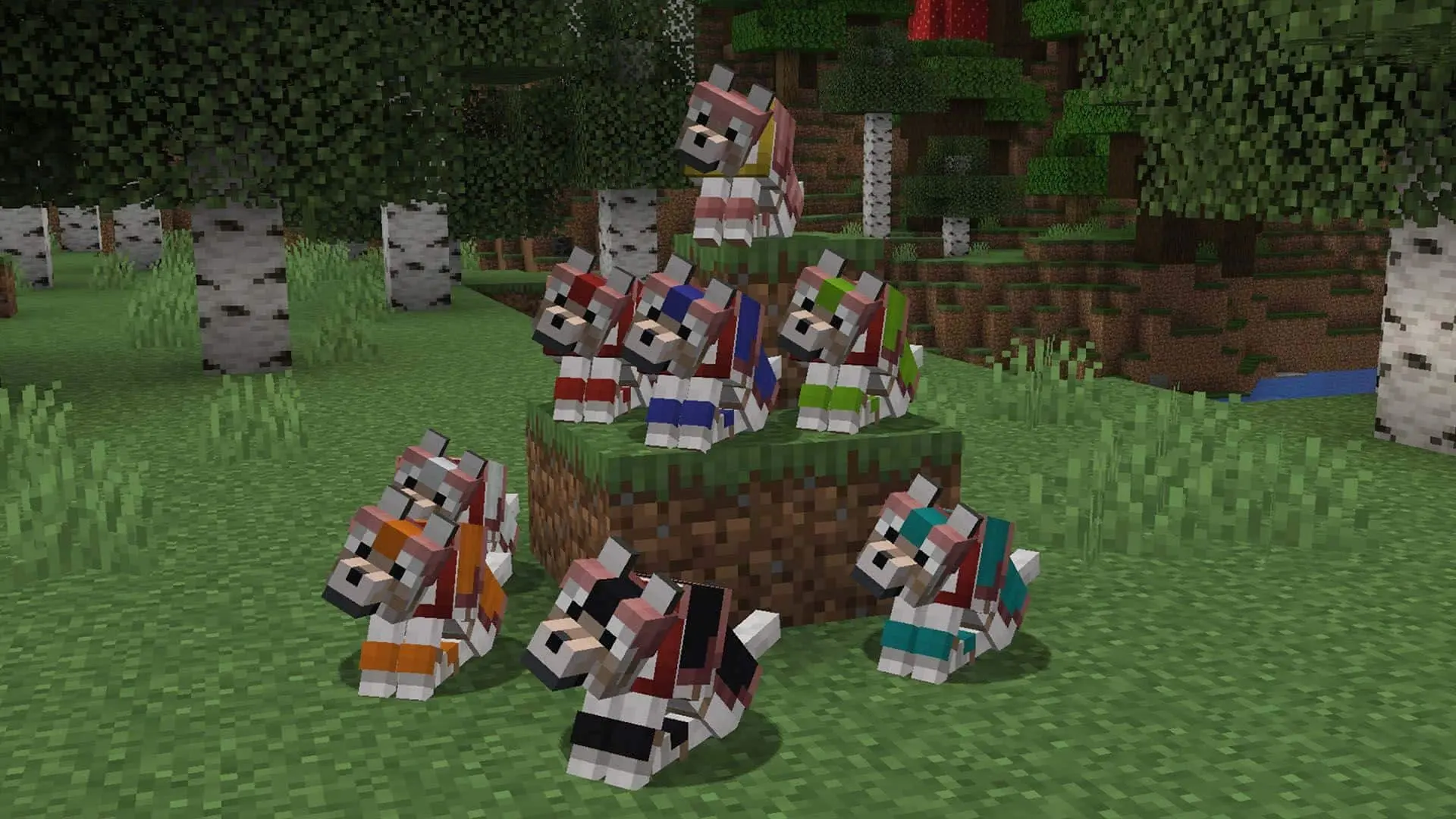 Minecraft. Броня для собак: как одеть волка и не потерять через минуту - изображение