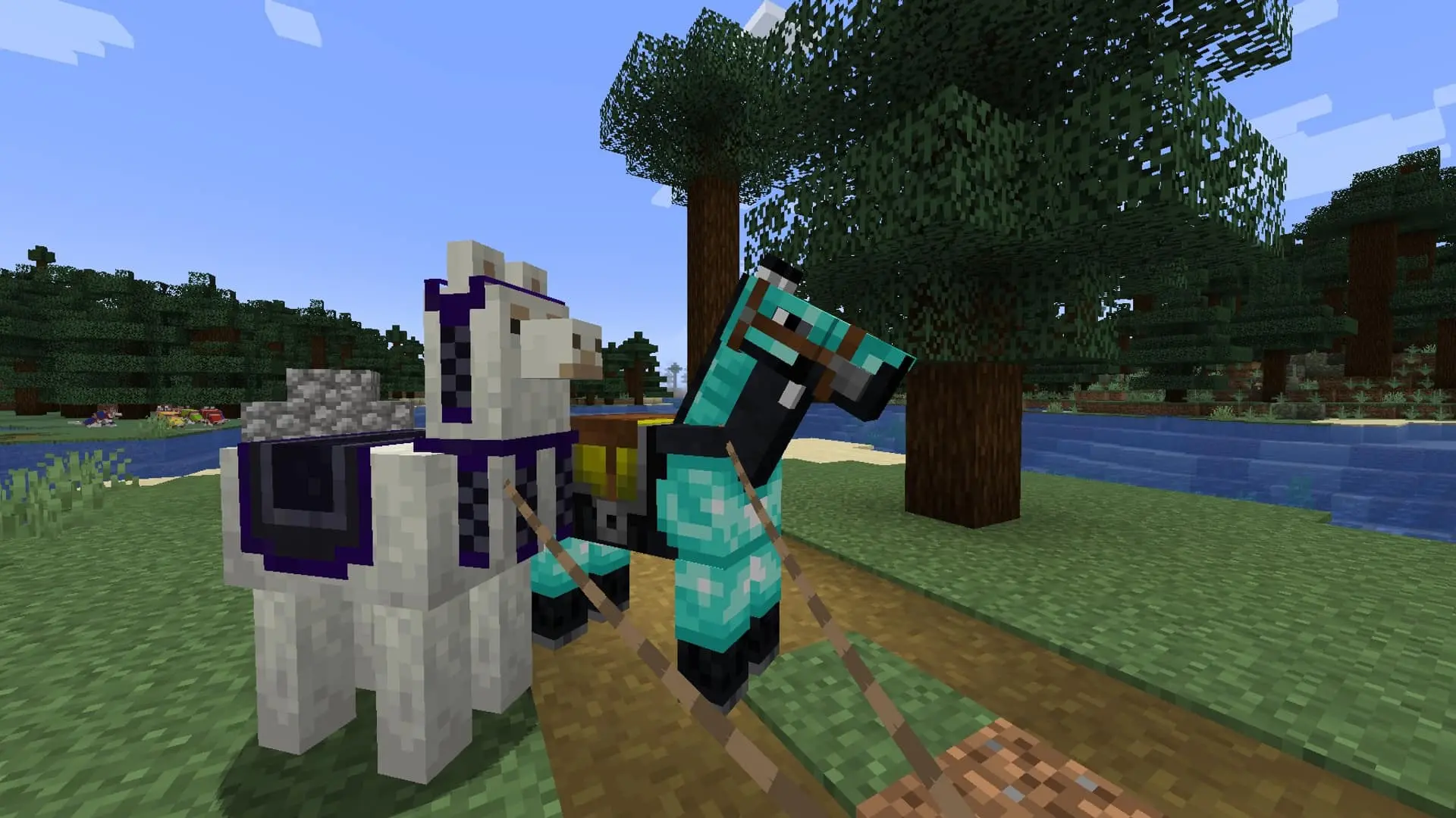 Minecraft. Броня для собак: как одеть волка и не потерять через минуту - изображение