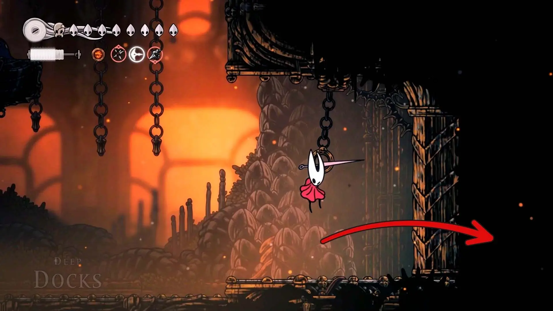 Hollow Knight: Silksong. Где найти все обломки катушки - изображение