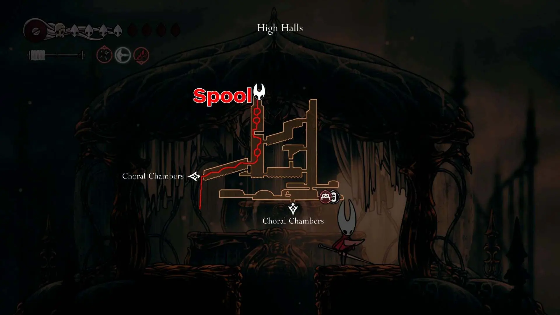 Hollow Knight: Silksong. Где найти все обломки катушки - изображение