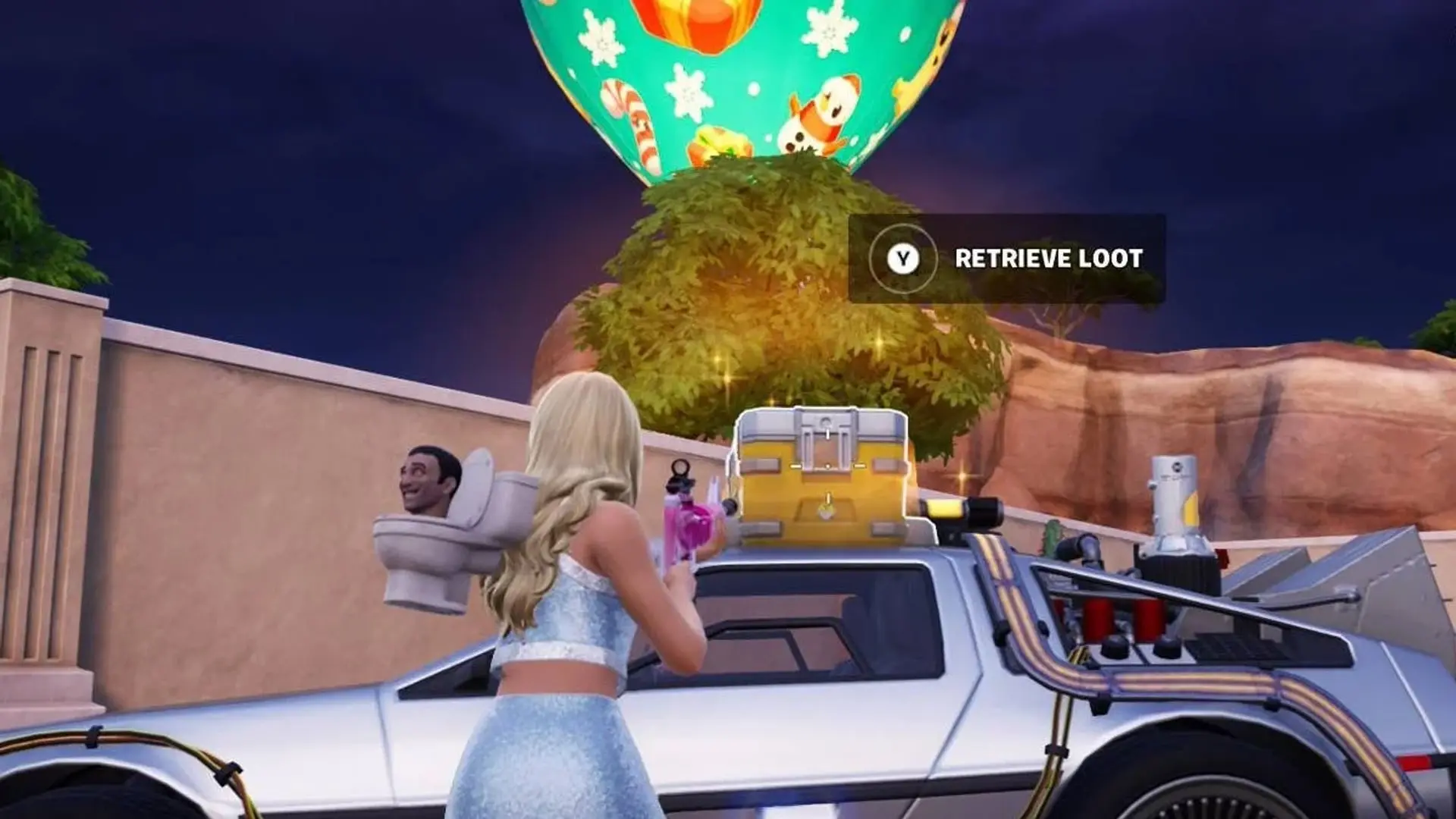 Fortnite. Где найти DeLorean - изображение