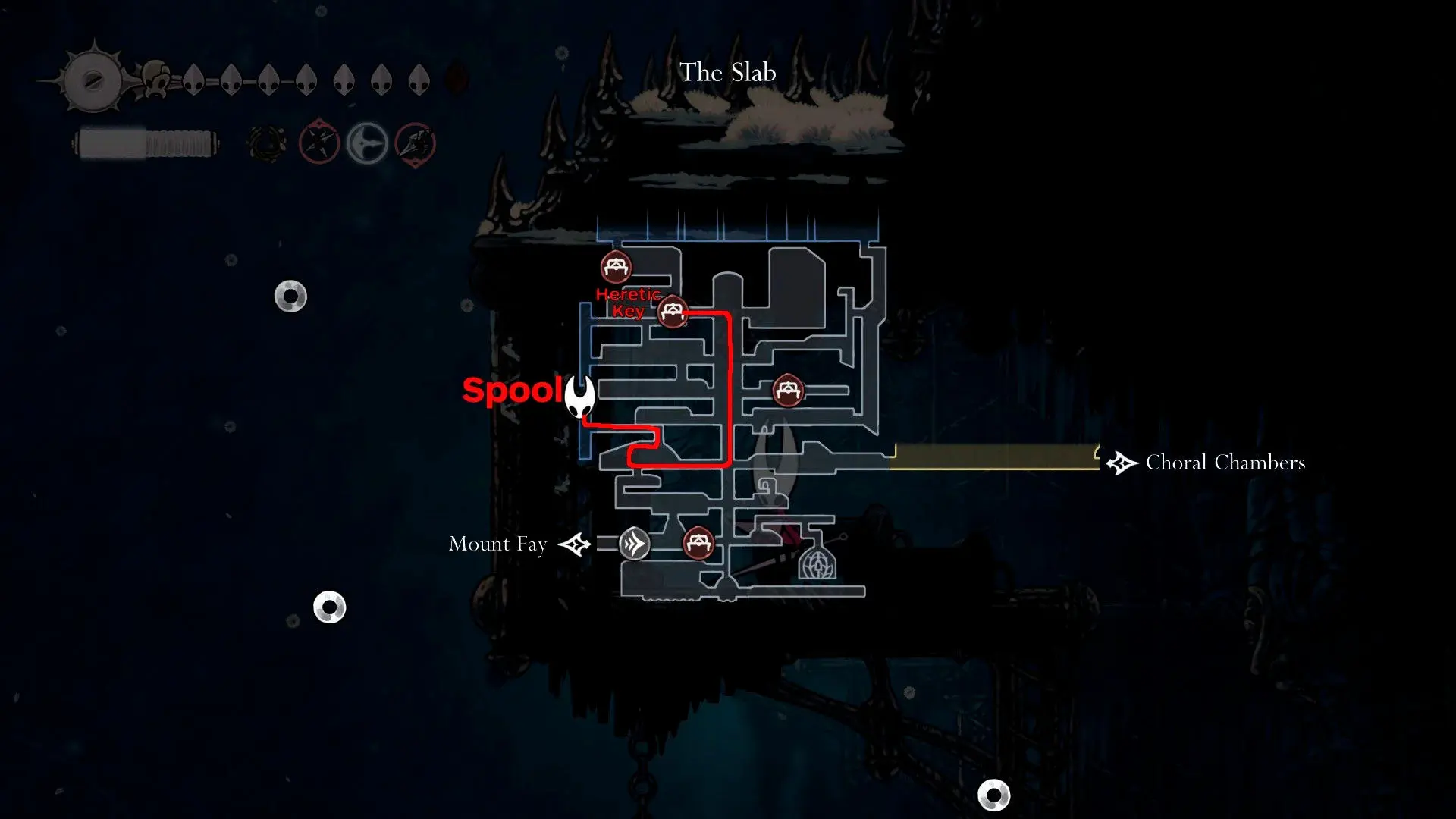 Hollow Knight: Silksong. Где найти все обломки катушки - изображение