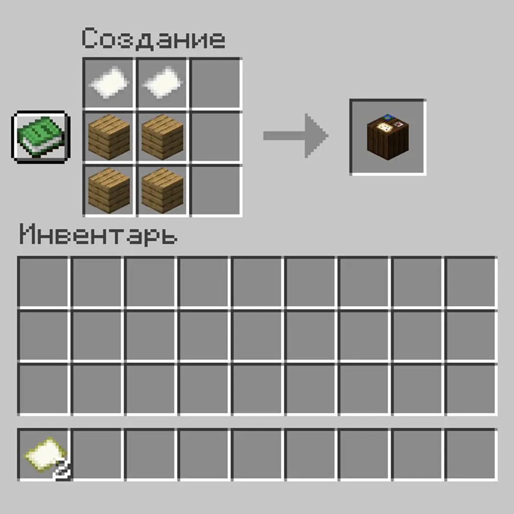 Minecraft. Как сделать стол картографа: всё для использования карт - изображение