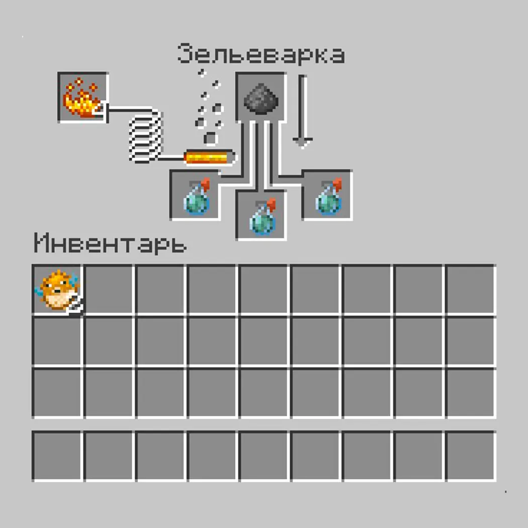 Minecraft. Зелье подводного дыхания: как сварить и зачем оно нужно - изображение