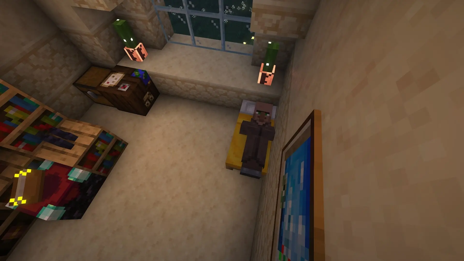Minecraft. Библиотекарь: превращение жителя и настройка профессии - изображение