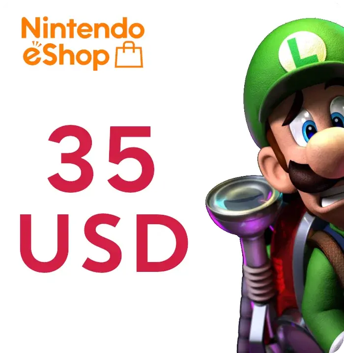 Купить Карта оплаты Nintendo eShop 35 USD (США) - изображение