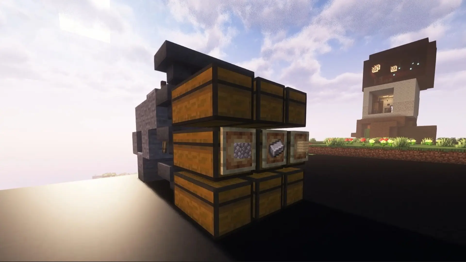 Minecraft. Как сделать автосортировку предметов: простая схема - изображение