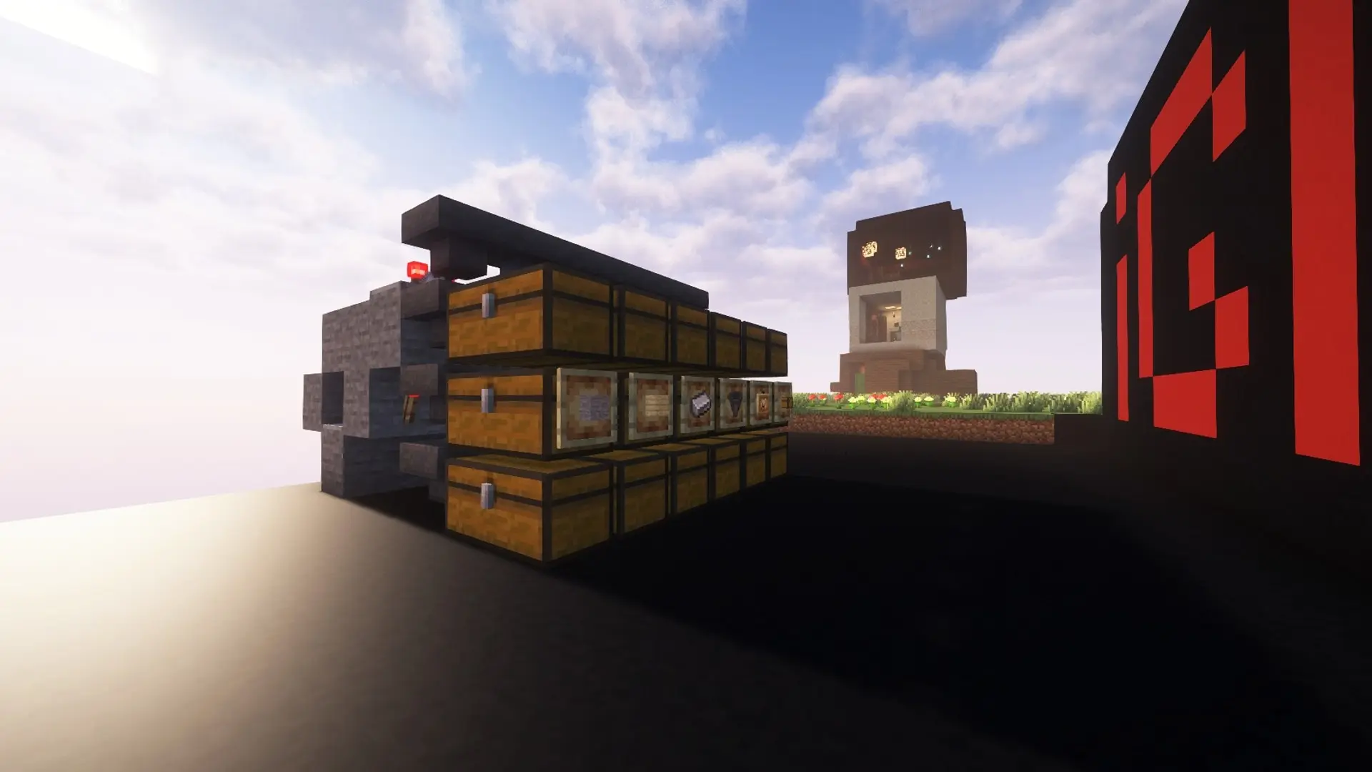Minecraft. Как сделать автосортировку предметов: простая схема - изображение