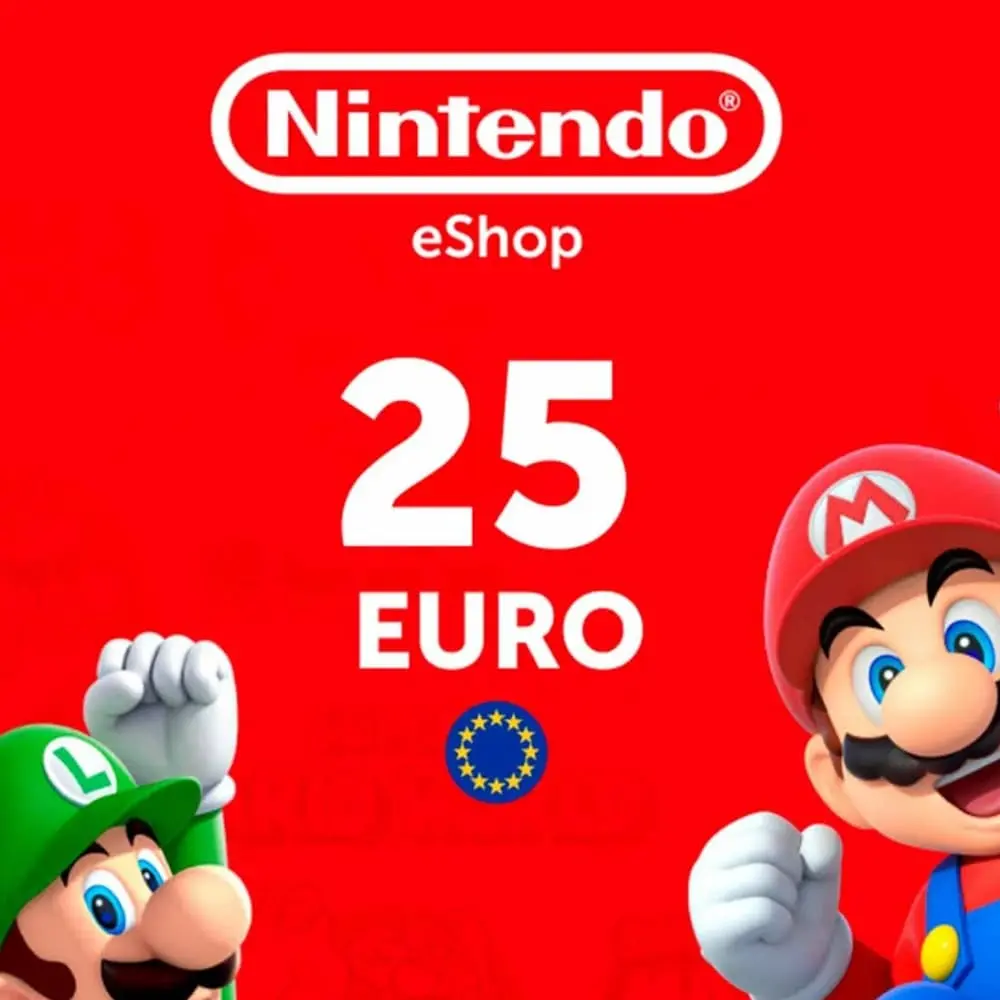 Купить Карта оплаты Nintendo eShop 25 € (Европа) - изображение