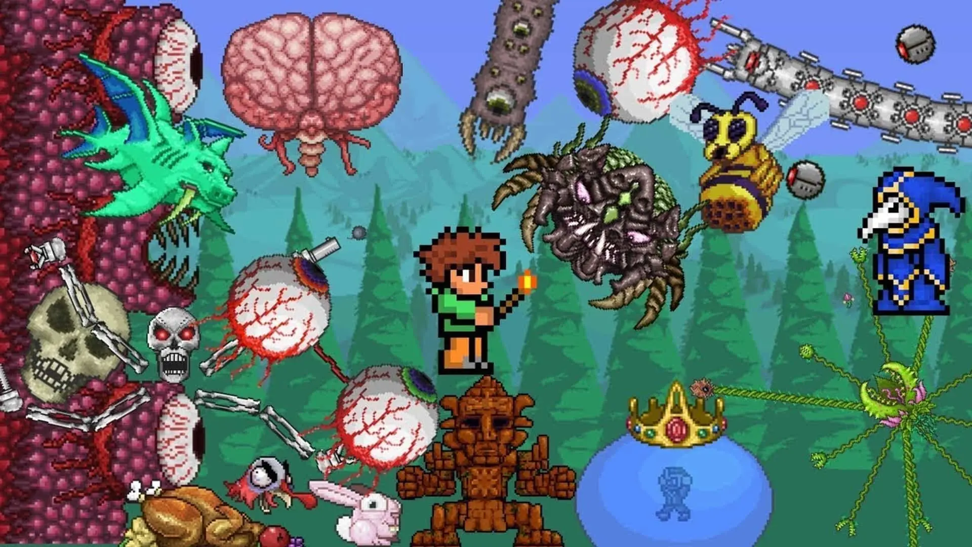 Terraria. Боссы: как призвать и где искать - изображение