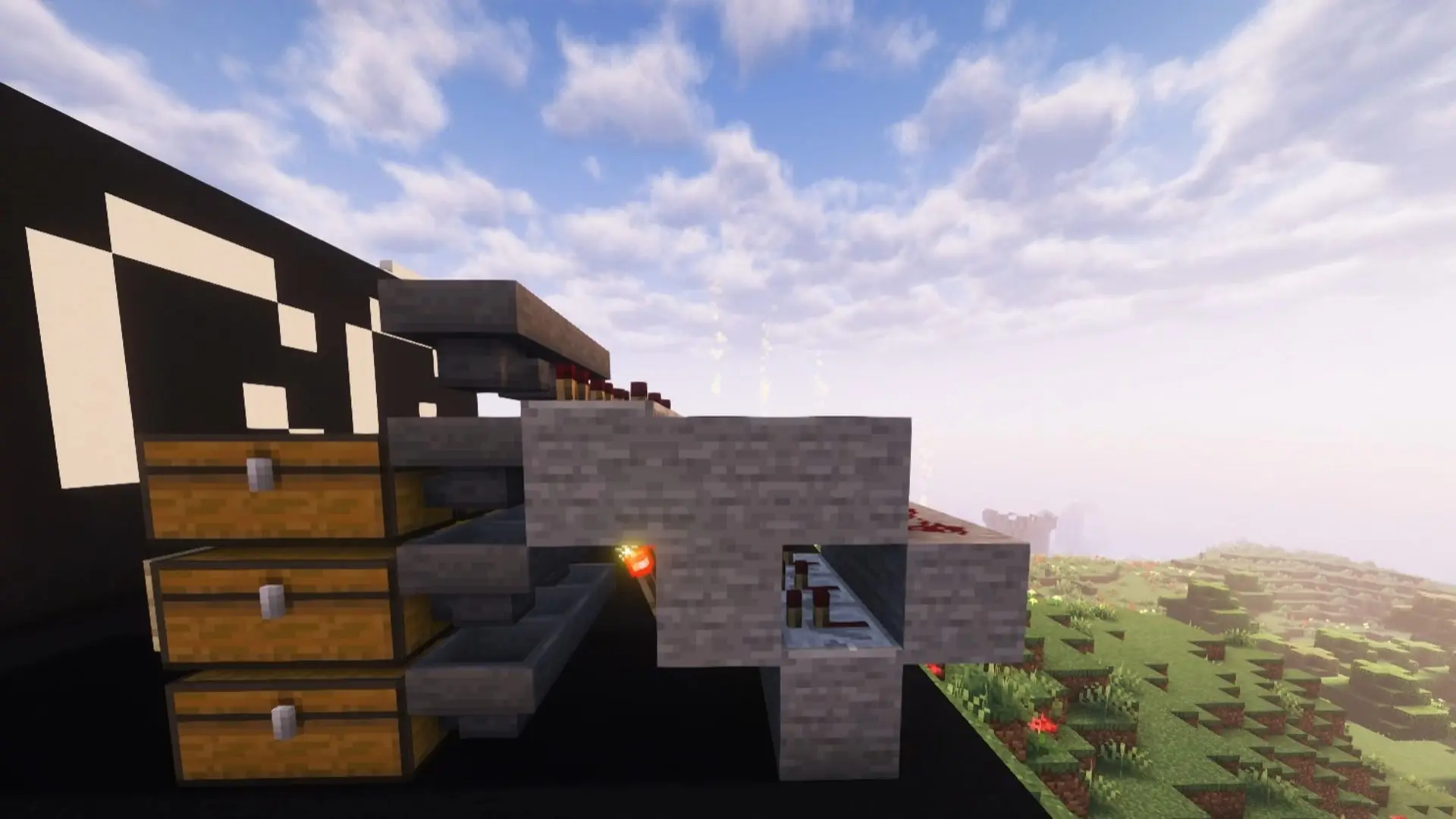 Minecraft. Как сделать автосортировку предметов: простая схема - изображение