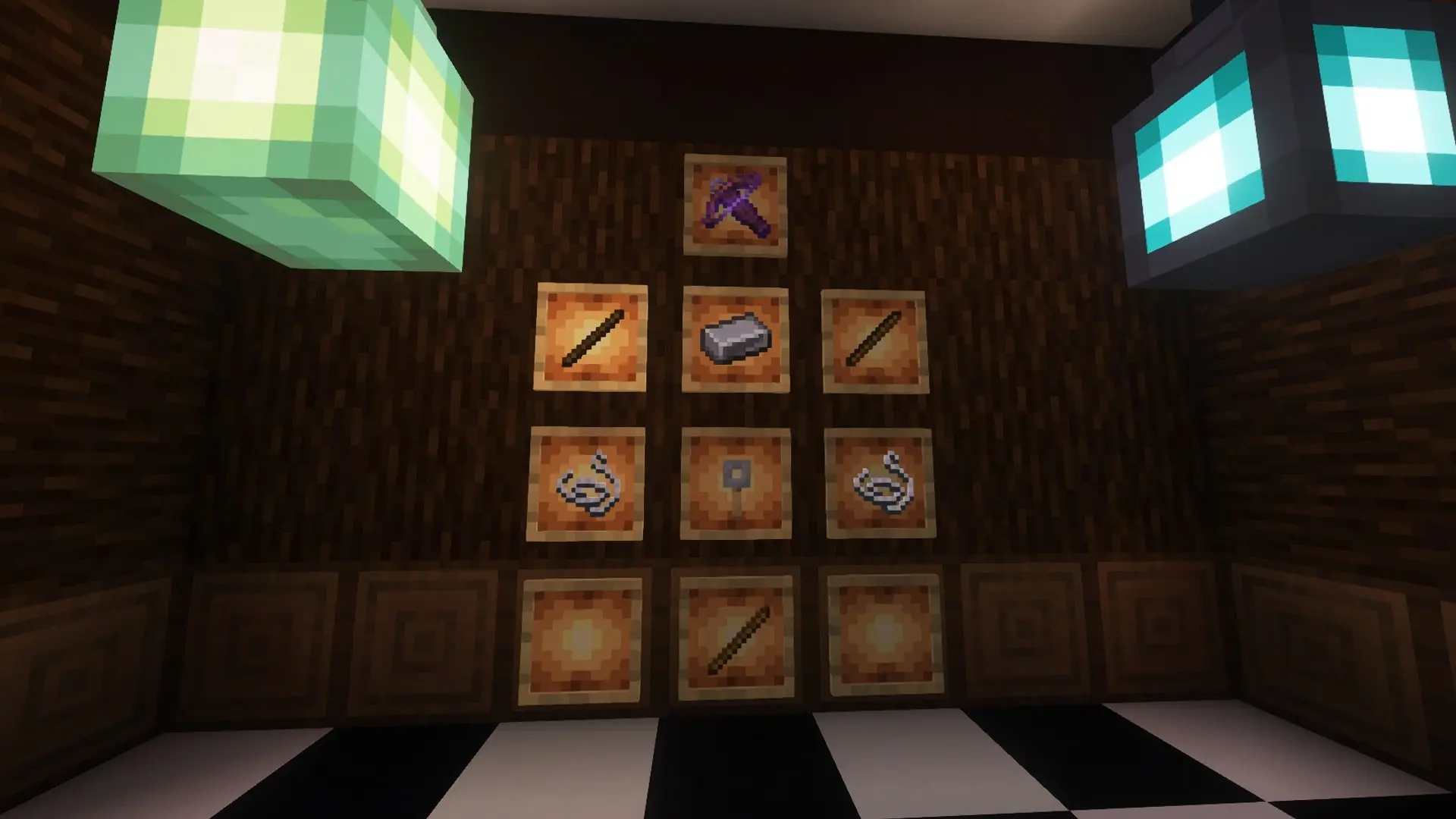 Minecraft. Как сделать арбалет: быстрый крафт и точная стрельба - изображение
