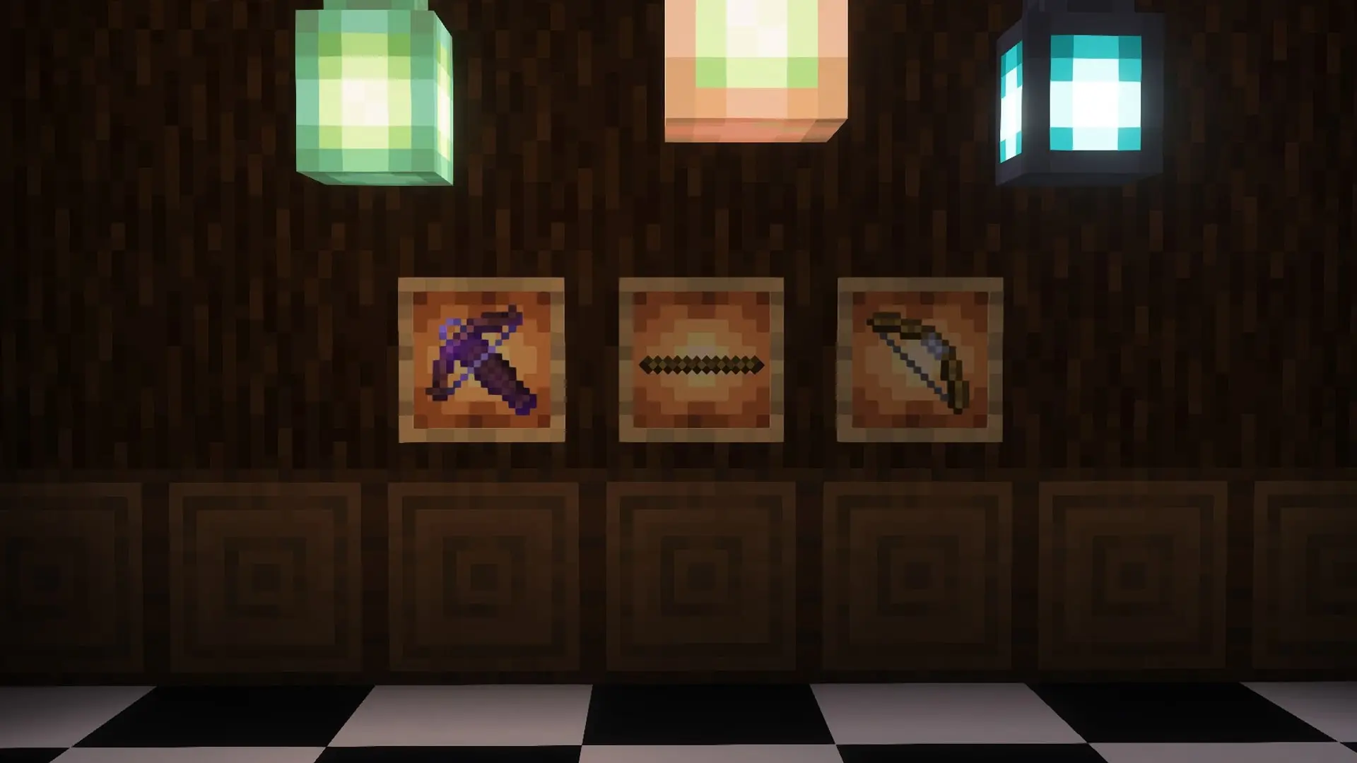Minecraft. Как сделать арбалет: быстрый крафт и точная стрельба - изображение