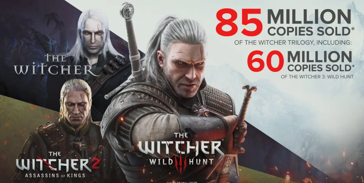 Продажи серии The Witcher достигли 85 миллионов копий - изображение