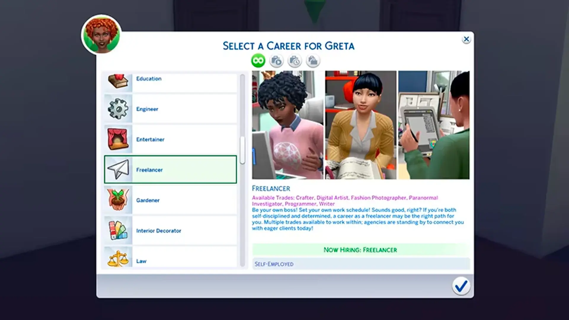 Все профессии в The Sims 4 - изображение