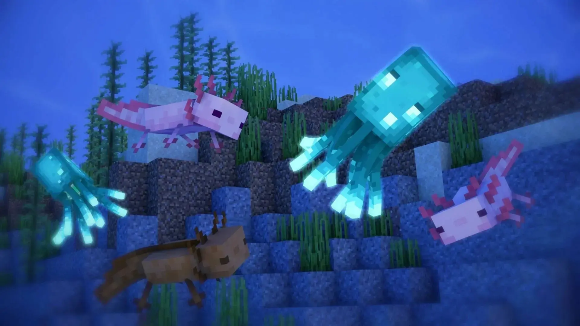 Как разводить аксолотлей в Minecraft - изображение