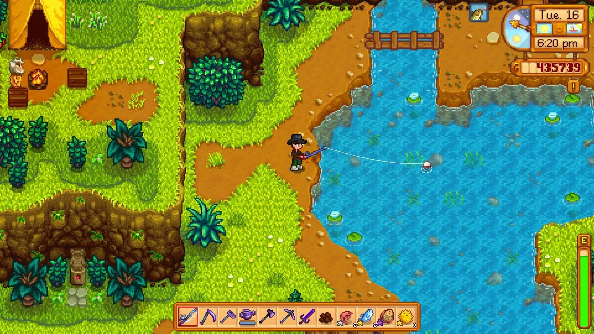 Рыбалка в Stardew Valley - изображение