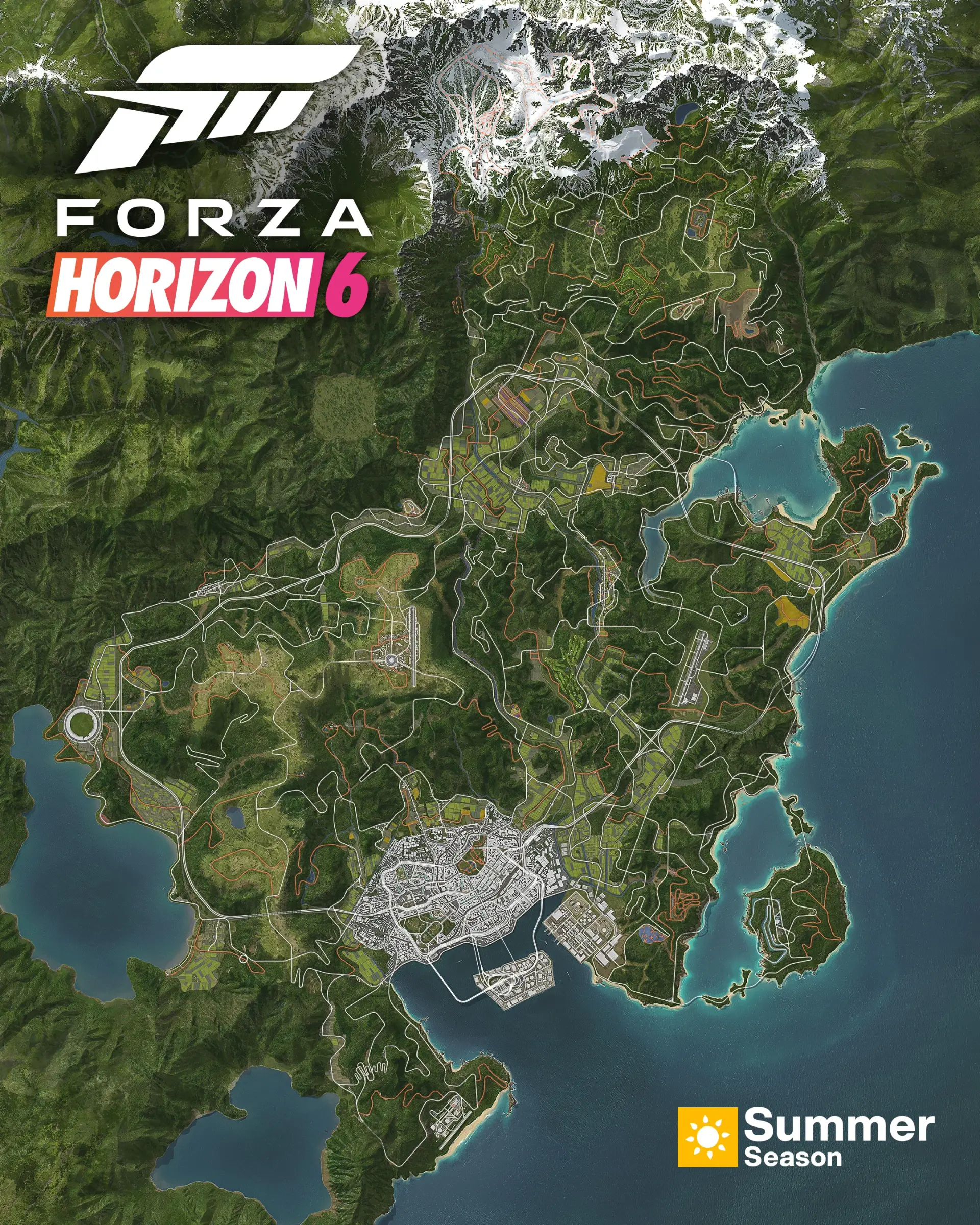 Playground Games показала карту мира Forza Horizon 6 - изображение
