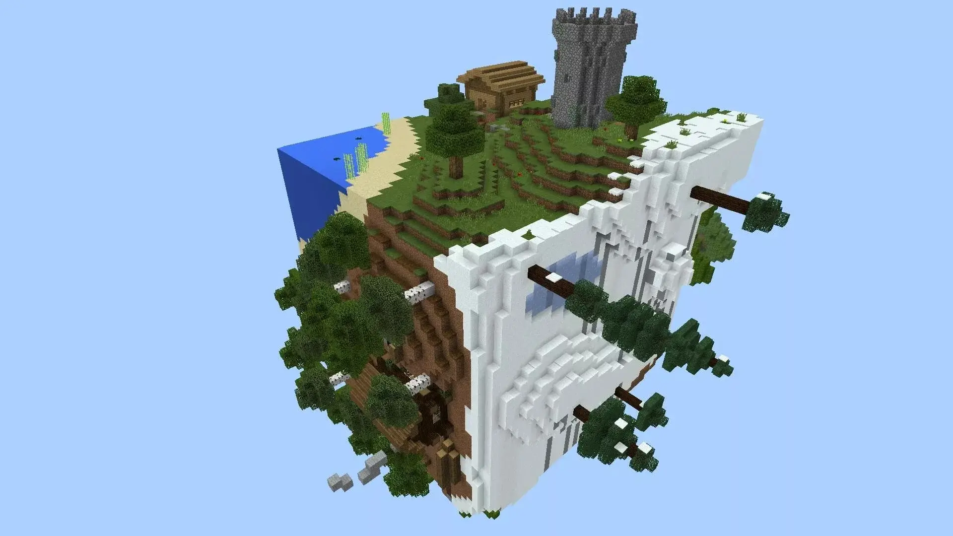 15 лучших карт для выживания в Minecraft - изображение