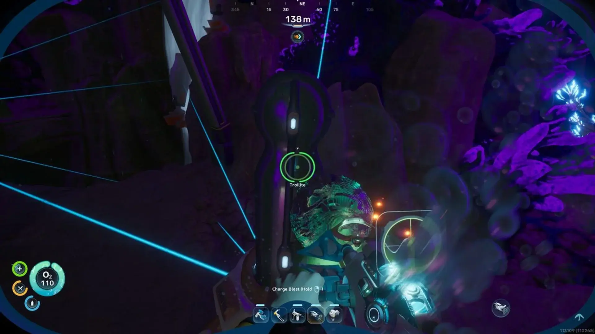 Subnautica 2. Где найти Троилит и как скрафтить Экстрактор металла - изображение