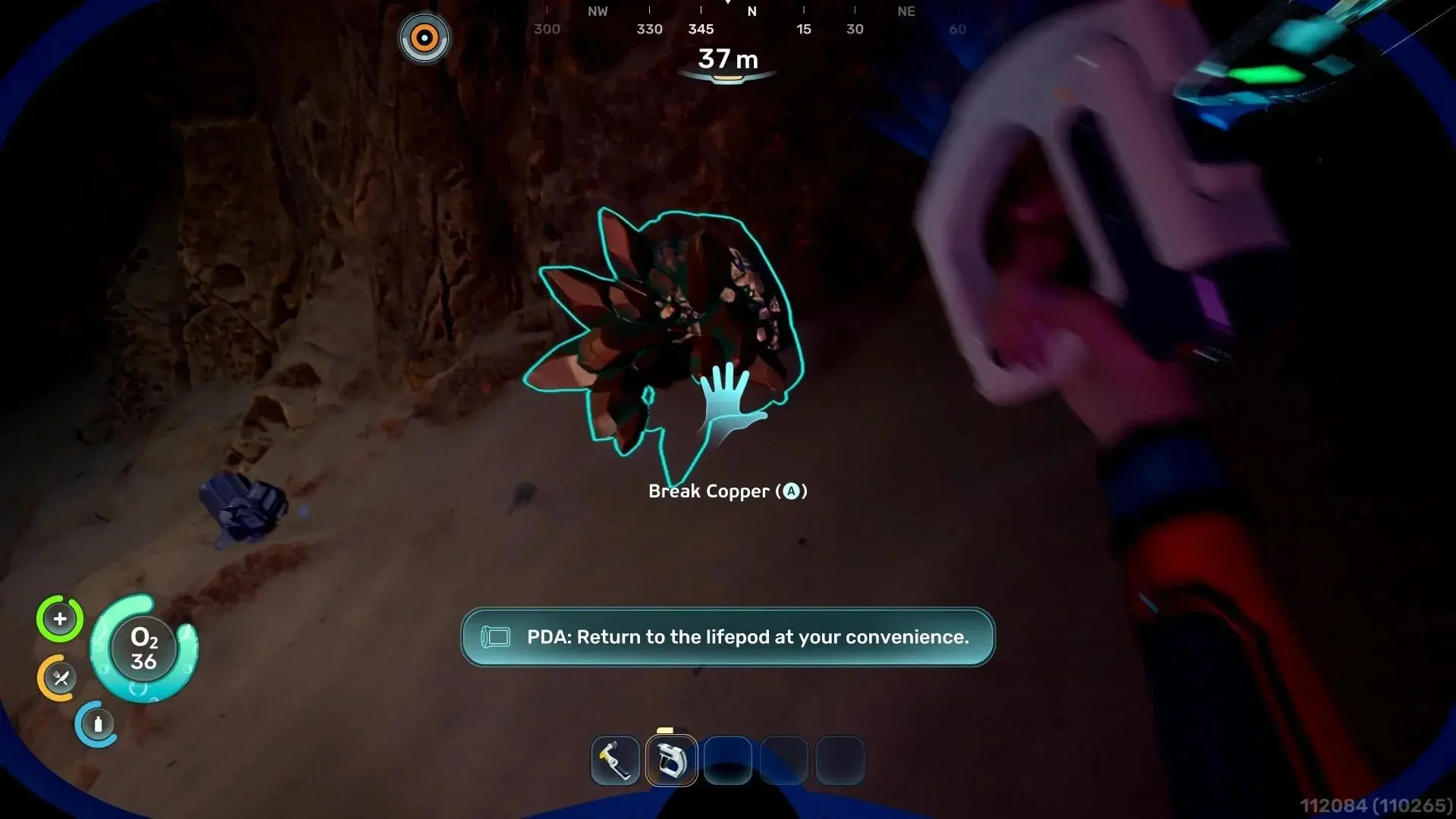 Subnautica 2. Где добыть Медь в начале игры - изображение