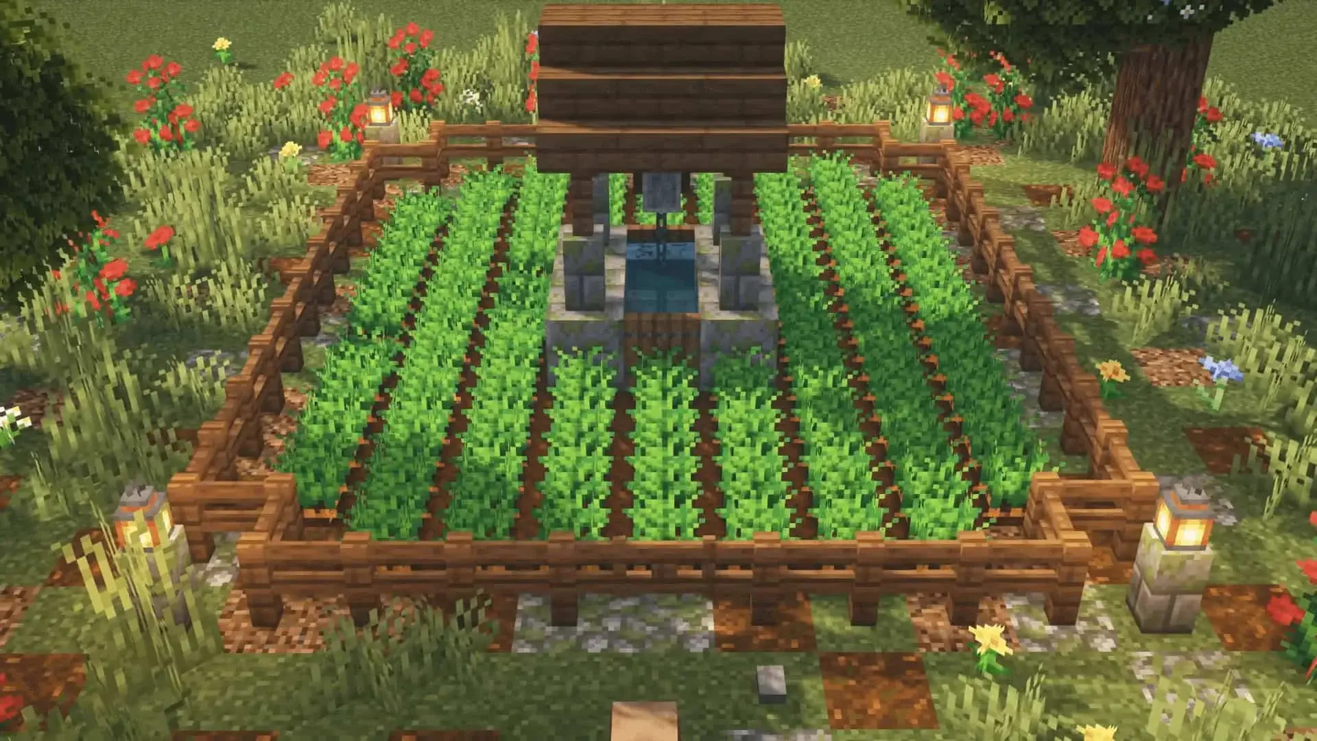 Грибная ферма в Minecraft - изображение