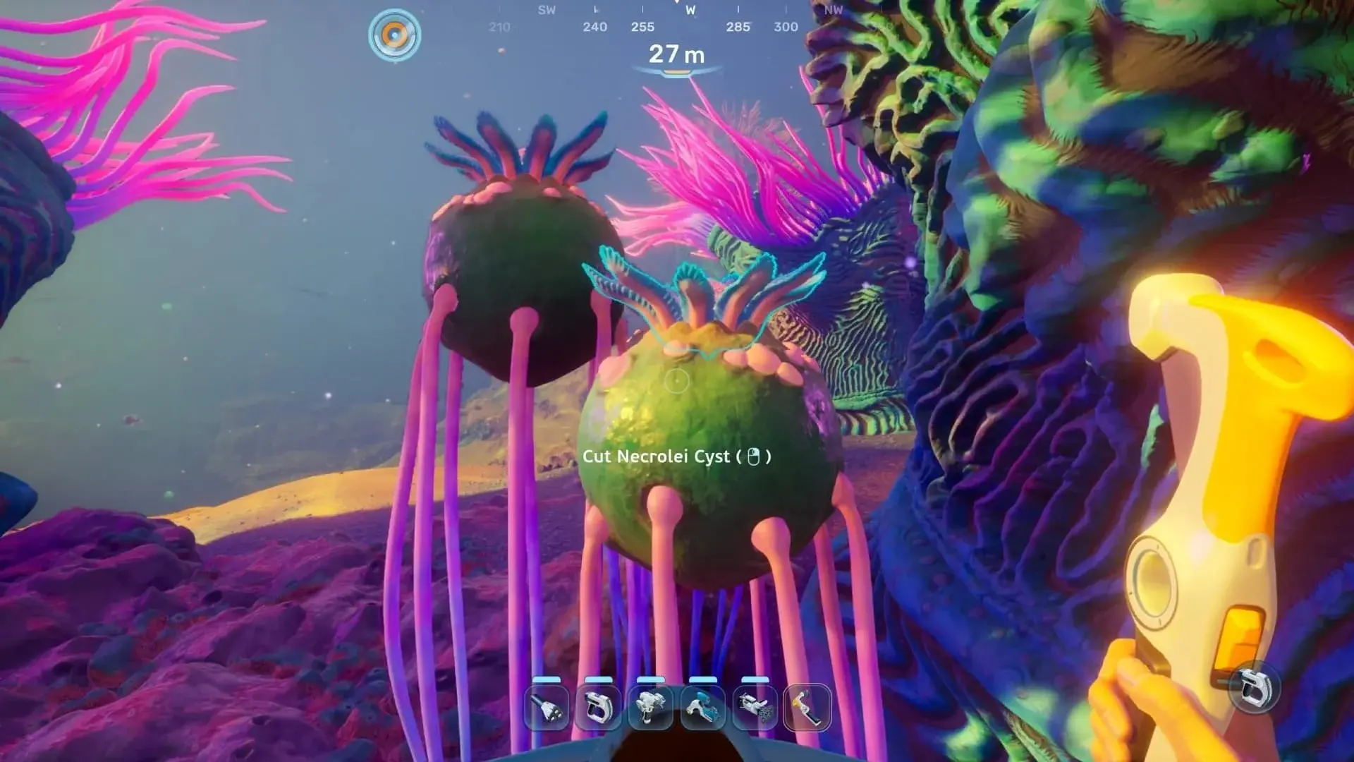 Subnautica 2. Где искать и фармить Цисту некролеи - изображение