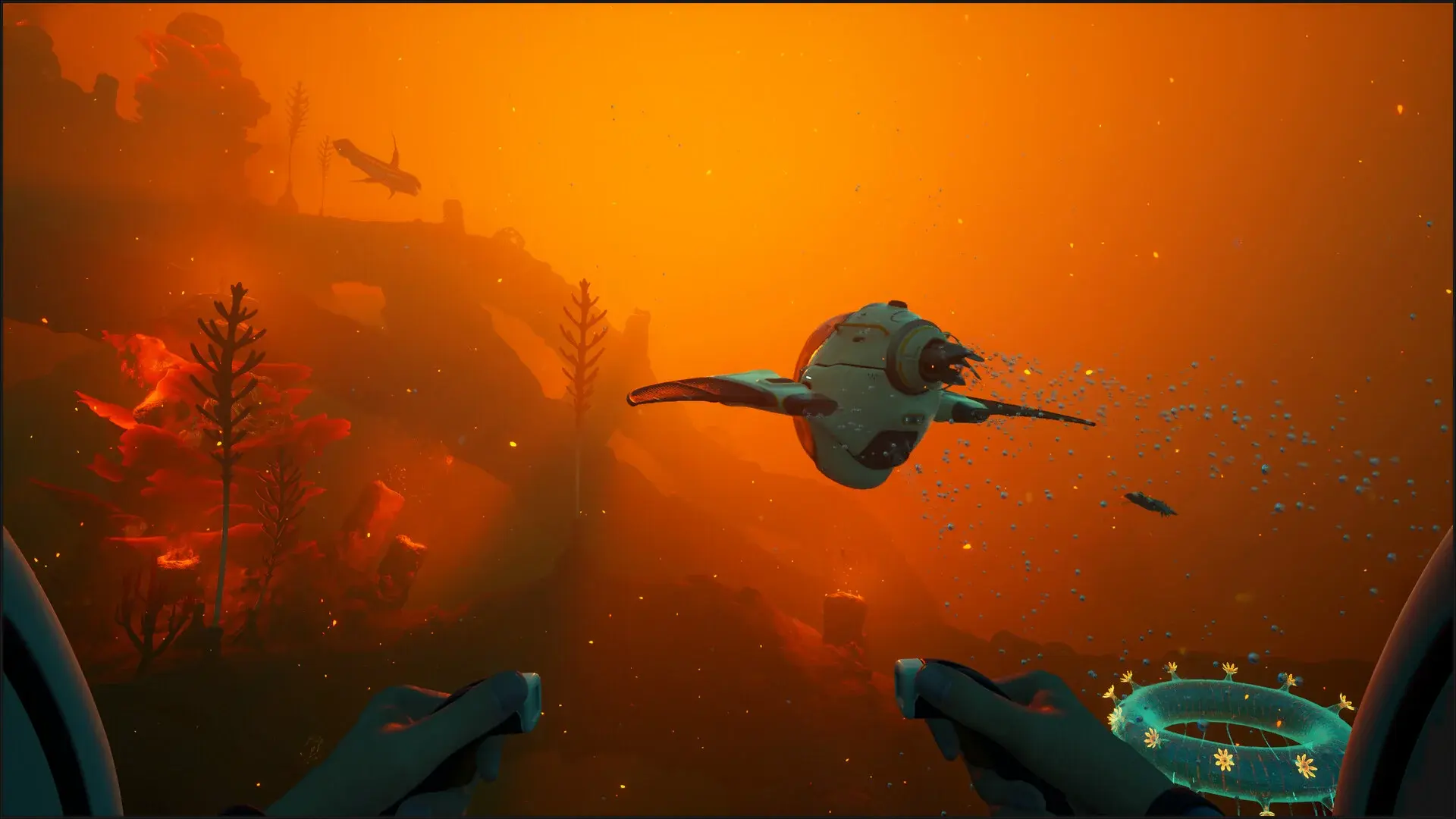 Subnautica 2. Все адаптации и места обитания Гребневика-ангела - изображение