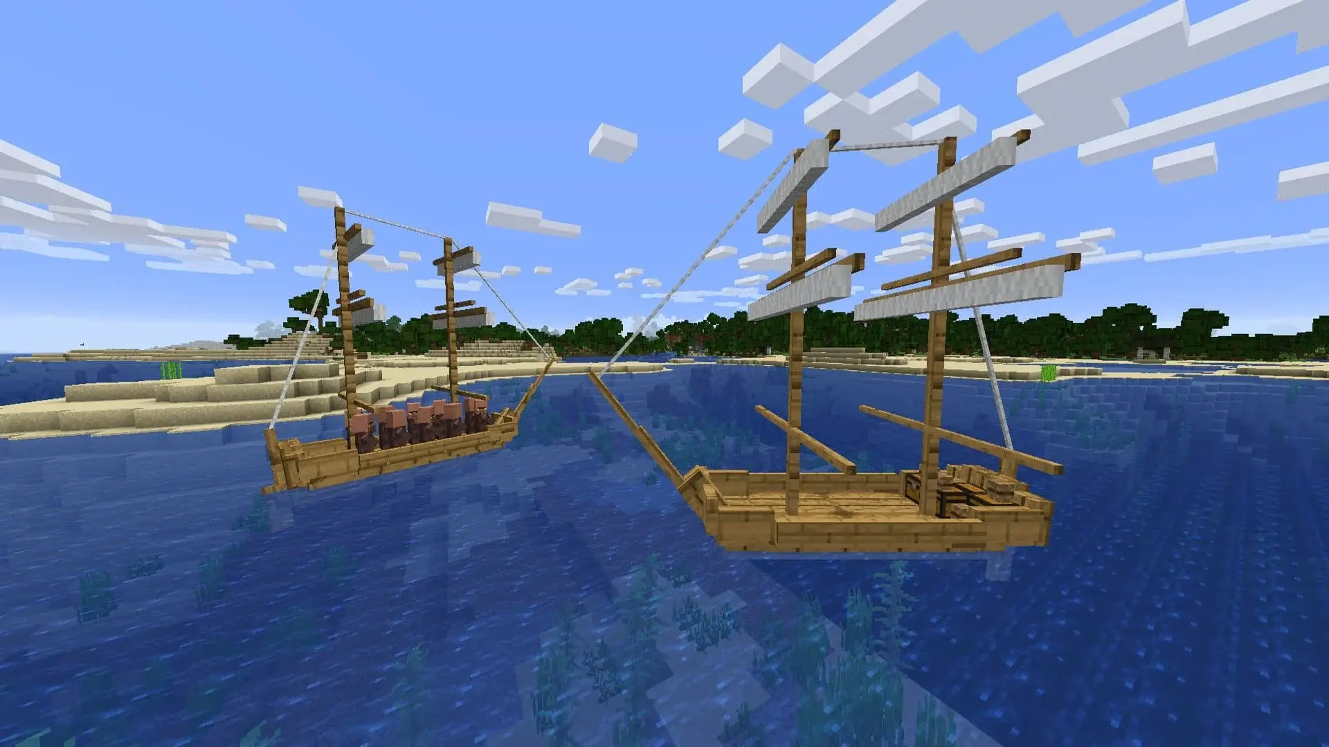 Корабли в Minecraft: лучшие моды и постройки - изображение