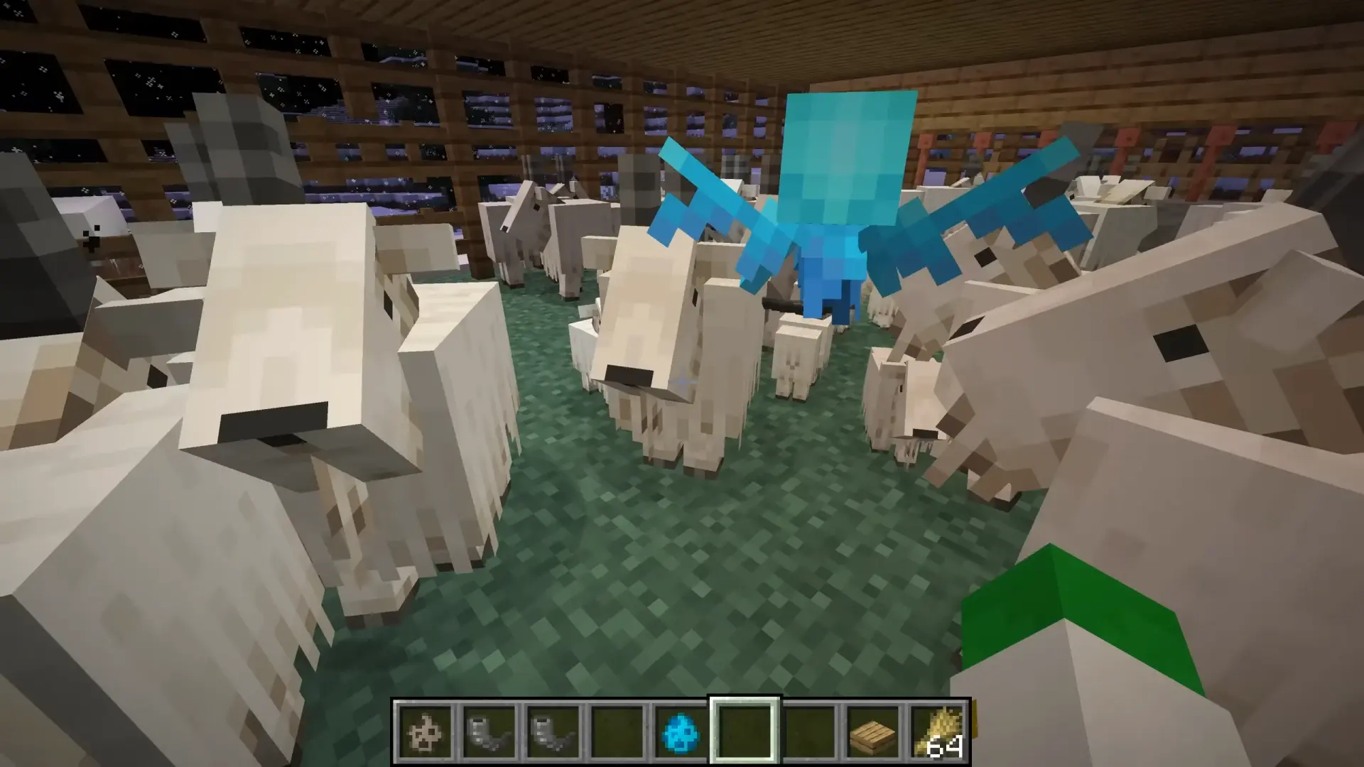 Коза в Minecraft: где найти и как приручить - изображение