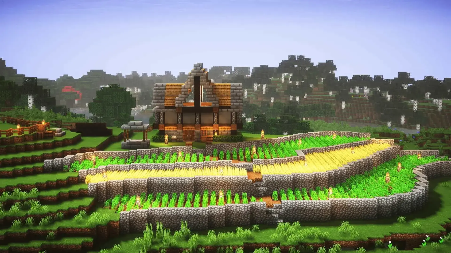 Пшеничная, свекольная, морковная и картофельная фермы в Minecraft - изображение